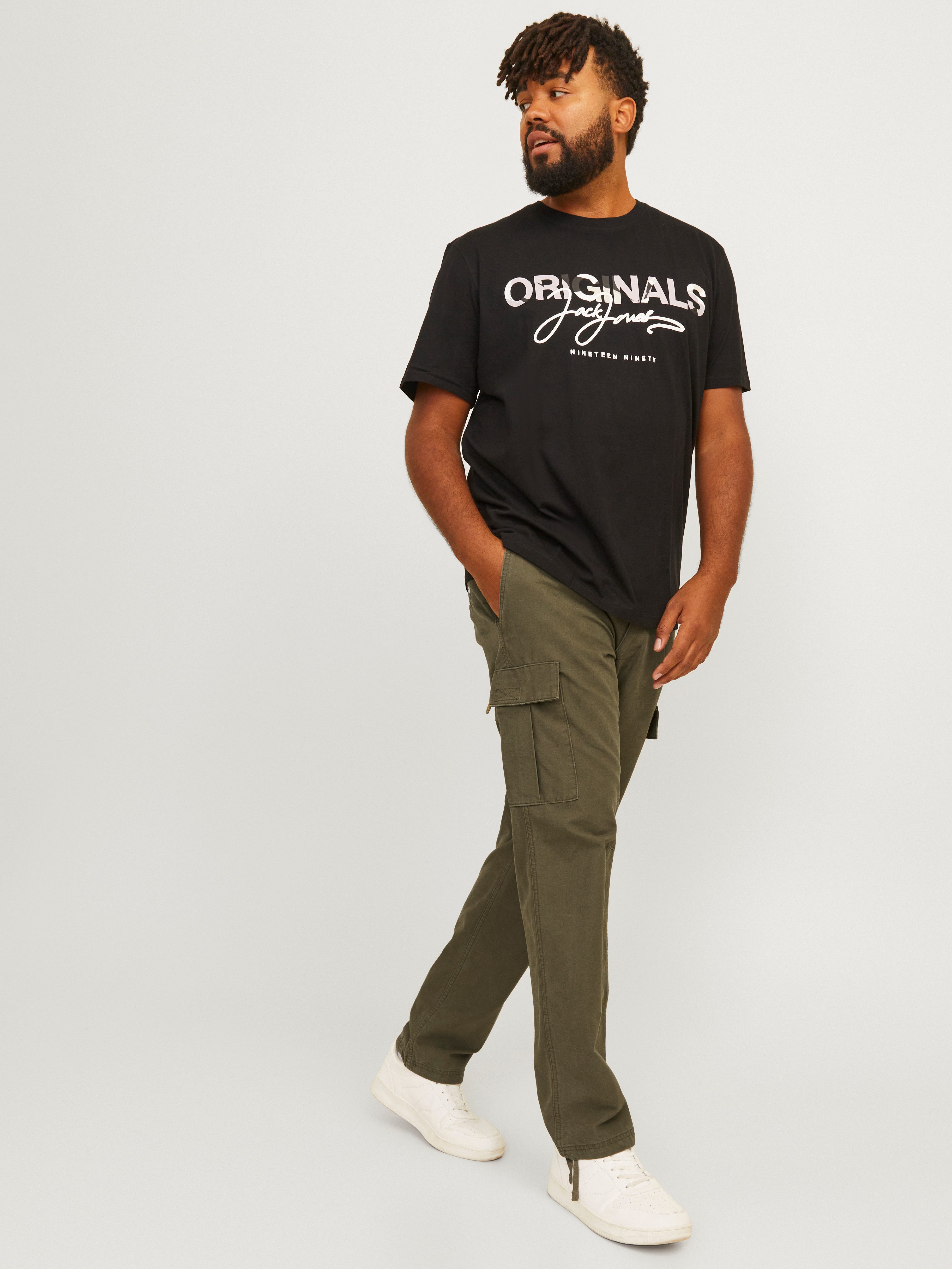 Jack & Jones PlusSize Cargobroek JPSTKANE JJBARKLEY CARGO PANT NOOS PLS