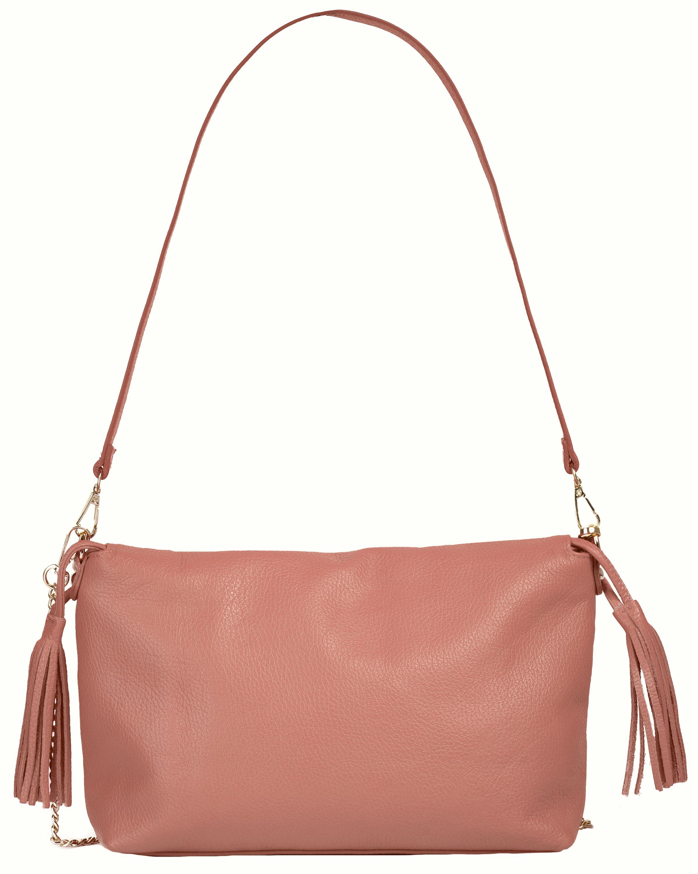 Samantha Look Schoudertas echt leer, made in italy