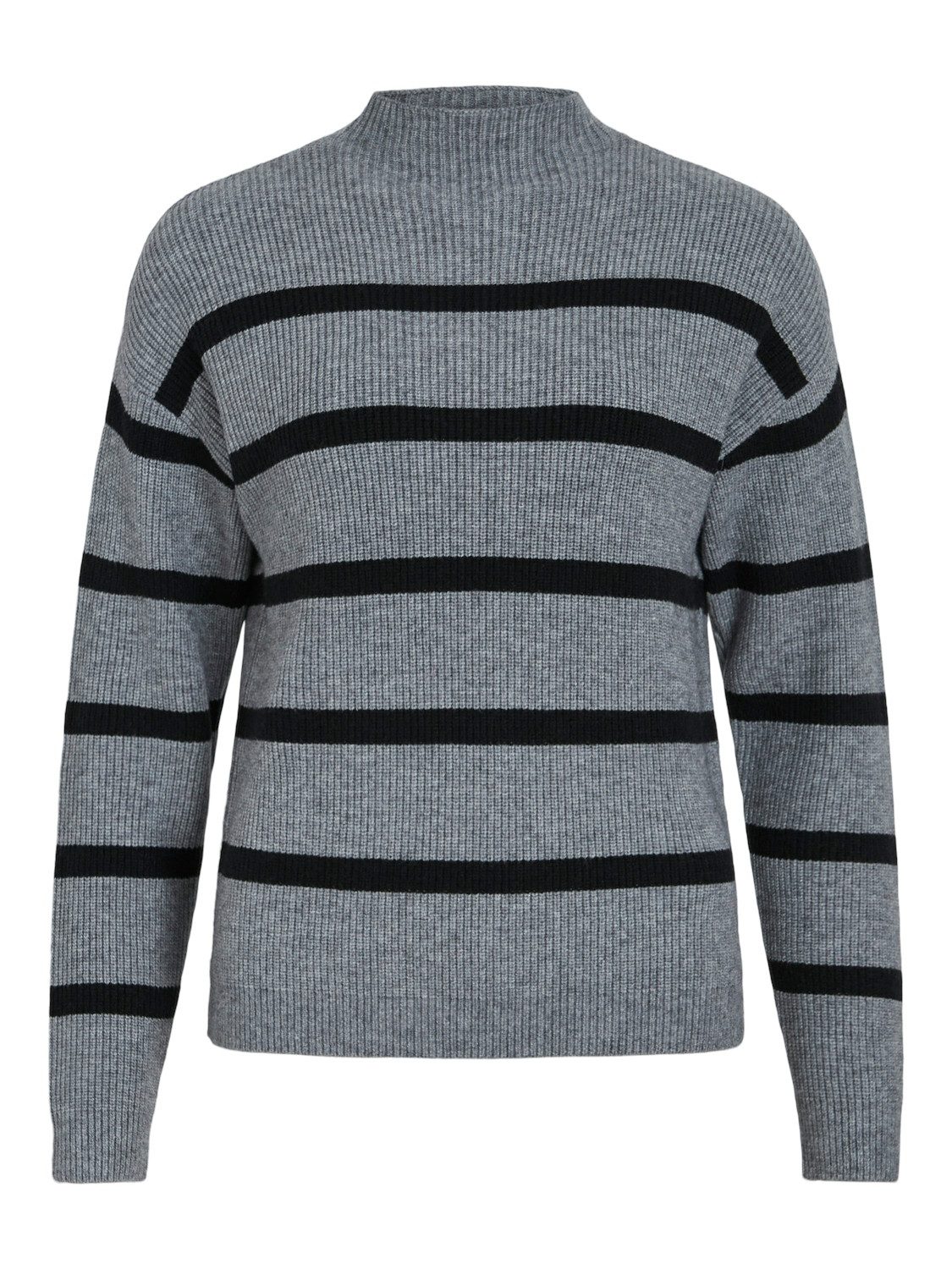 Vila Trui met staande kraag VIRIL MOCKNECK L/S KNIT RIB TOP 2- NOOS