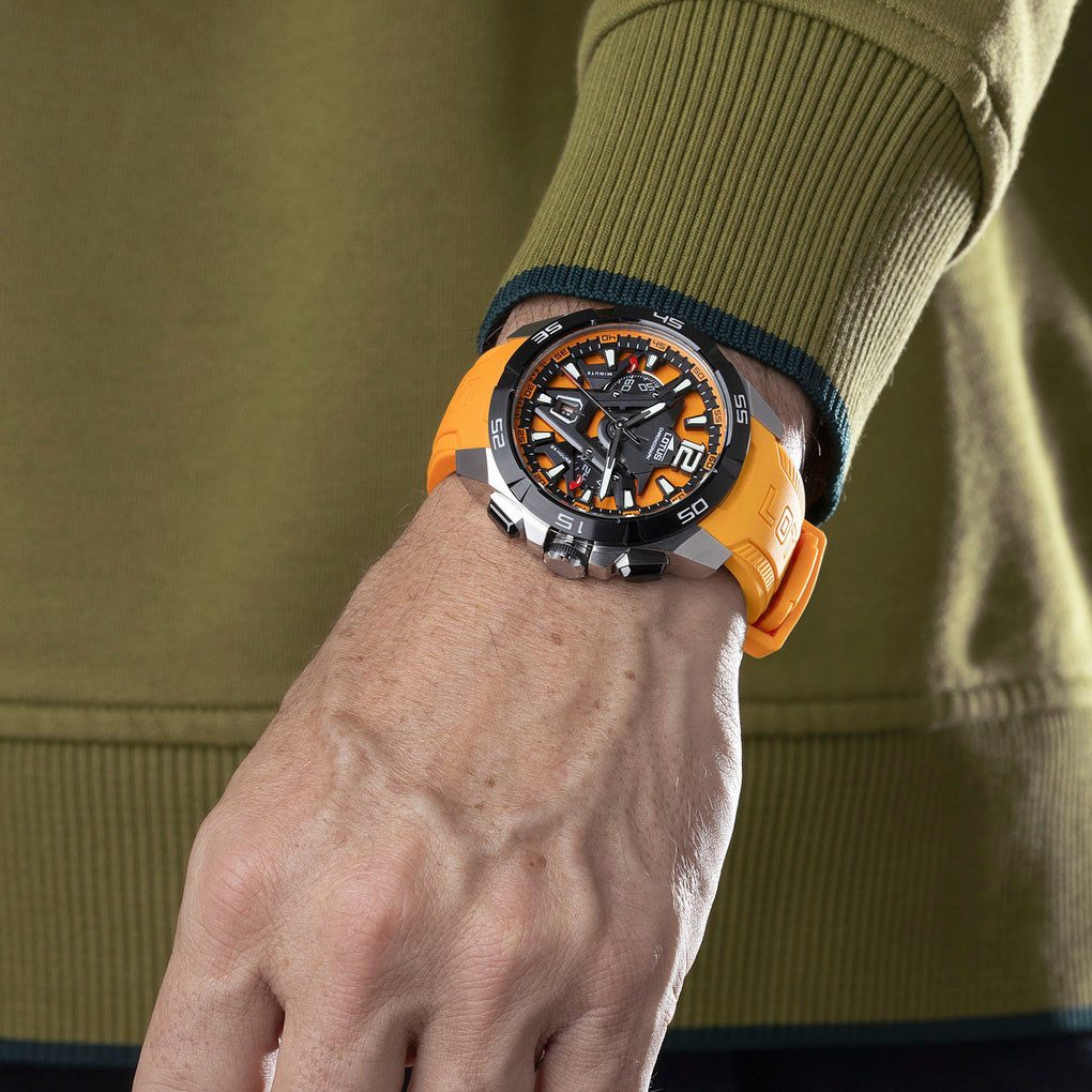 Lotus Chronograaf Vortex Quartzhorloge, horloge, herrenuur, dag, stopwatchfunctie, rubberen band