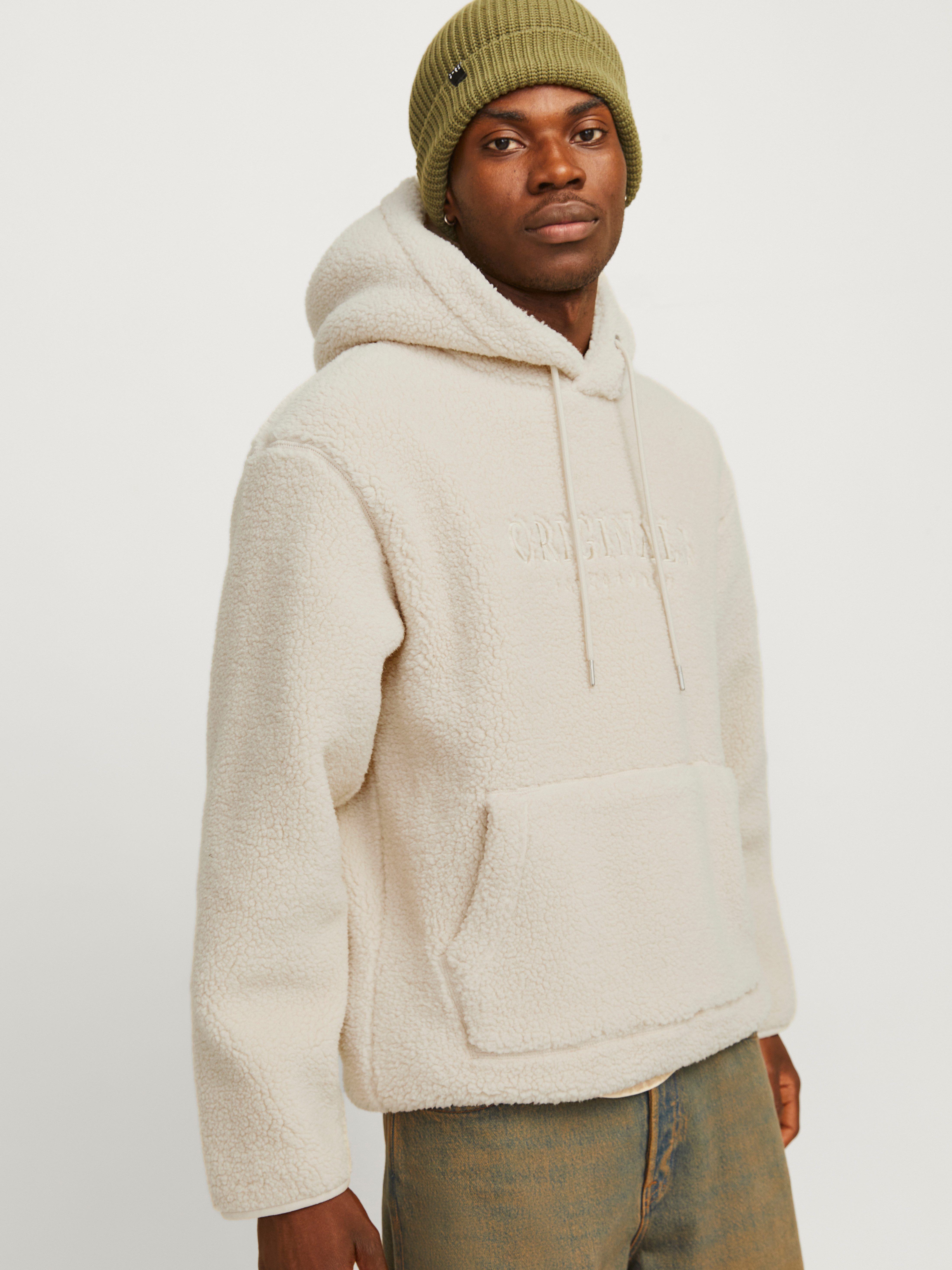Jack & Jones Hoodie JORFREDERIKSBERG TEDDY SWEAT HOOD SN