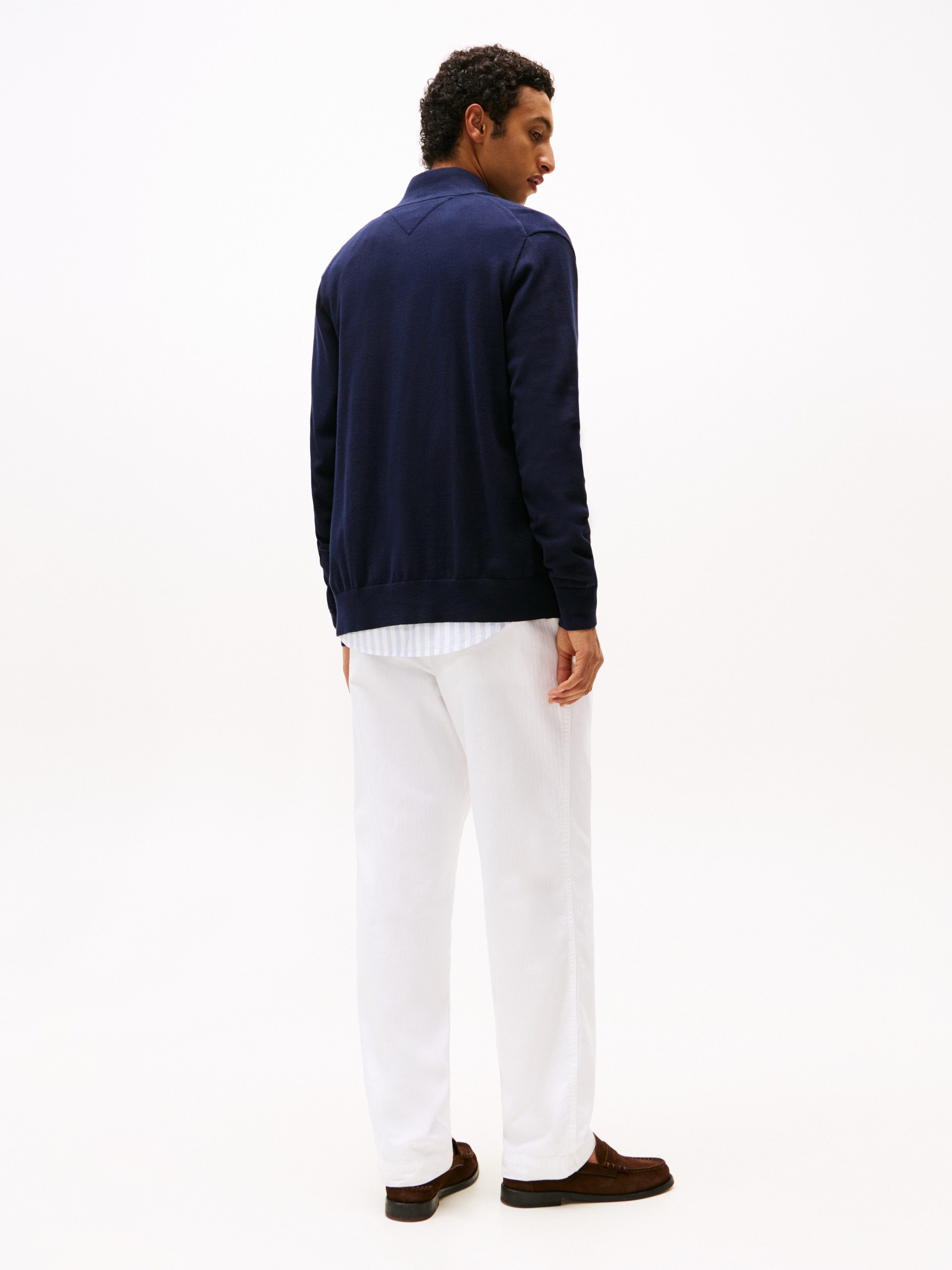 Tommy Hilfiger Vest ESSENTIAL COTTON ZIP THRU