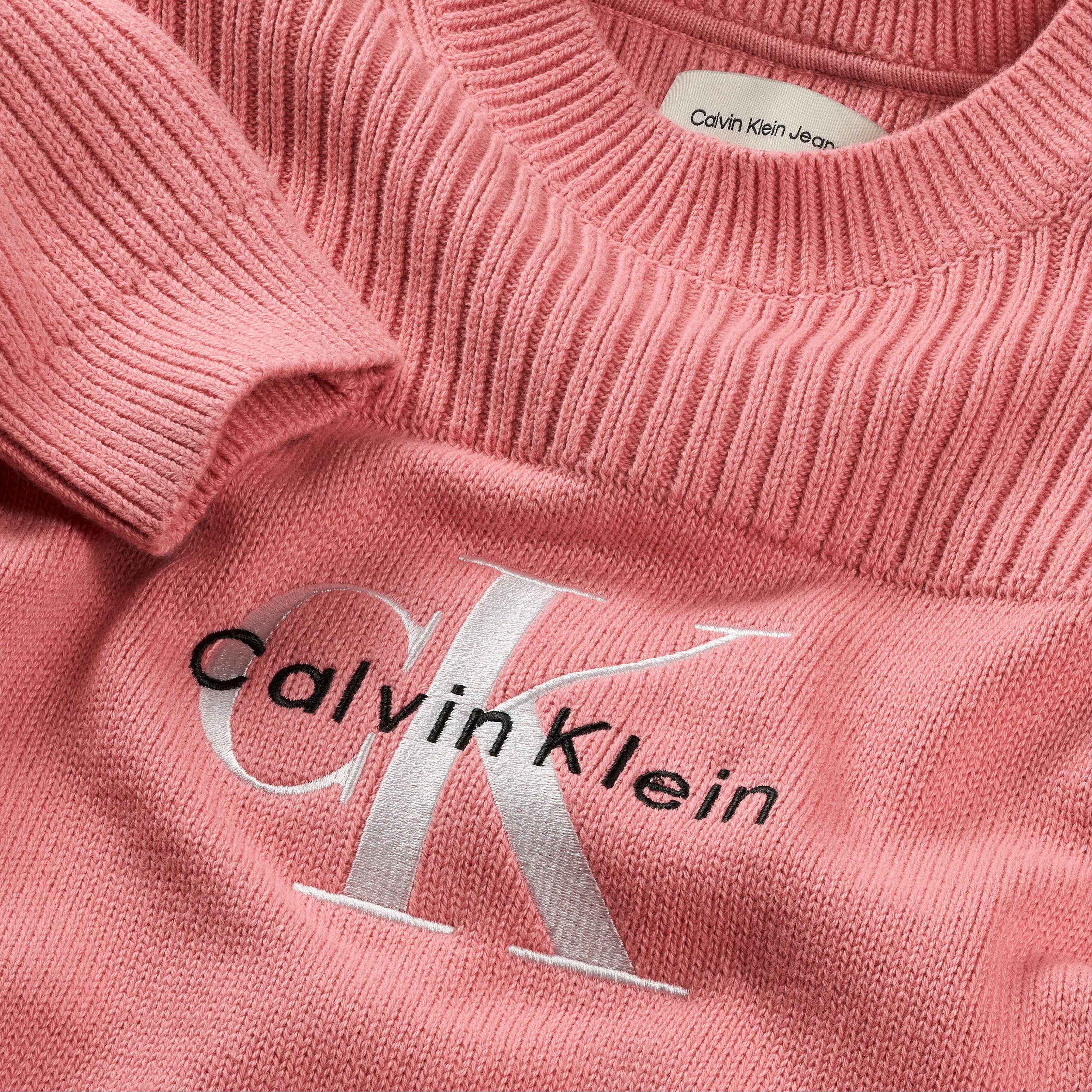 Calvin Klein Gebreide trui MONOLOGO CN SWEATER