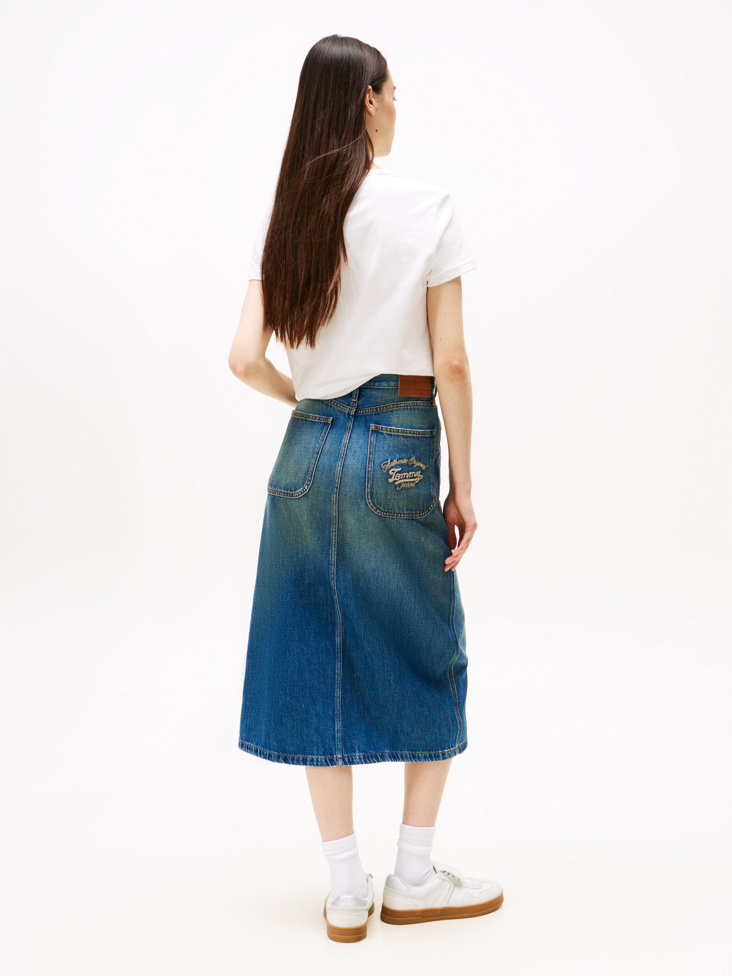 TOMMY Jeans rok CLAIRE MIDI SKIRT UTILITY CI2037