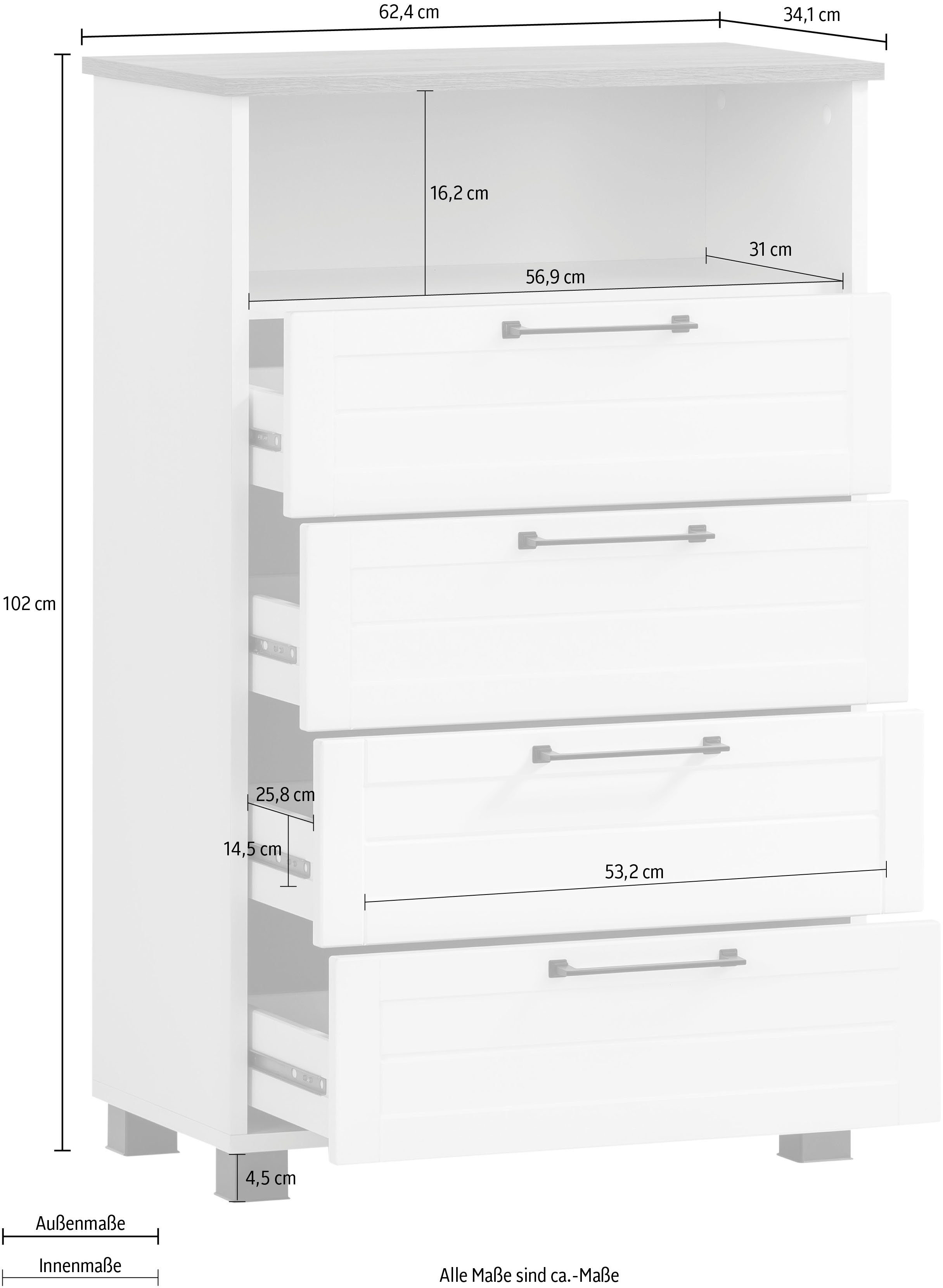Schildmeyer Kledingkast Jelda Breedte 62,4 cm
