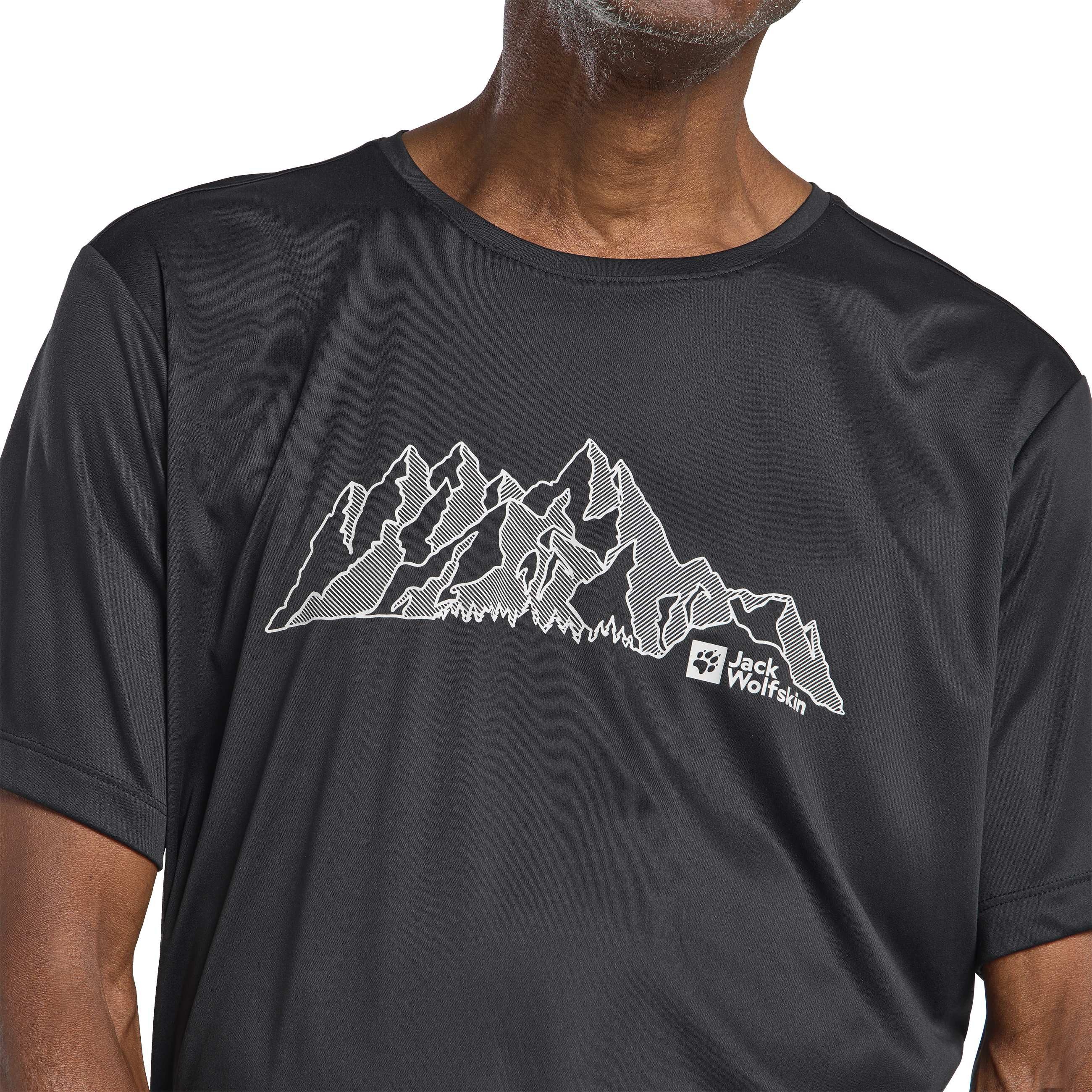Jack Wolfskin T-shirt PEAK GRAPHIC T M