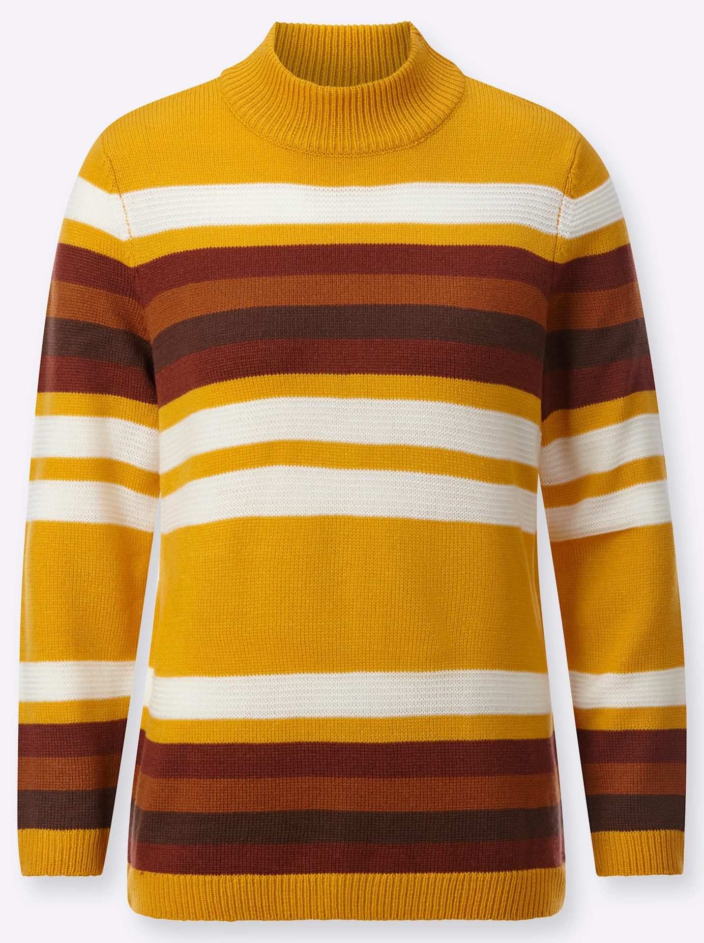 Classic Basics Trui met staande kraag Trui