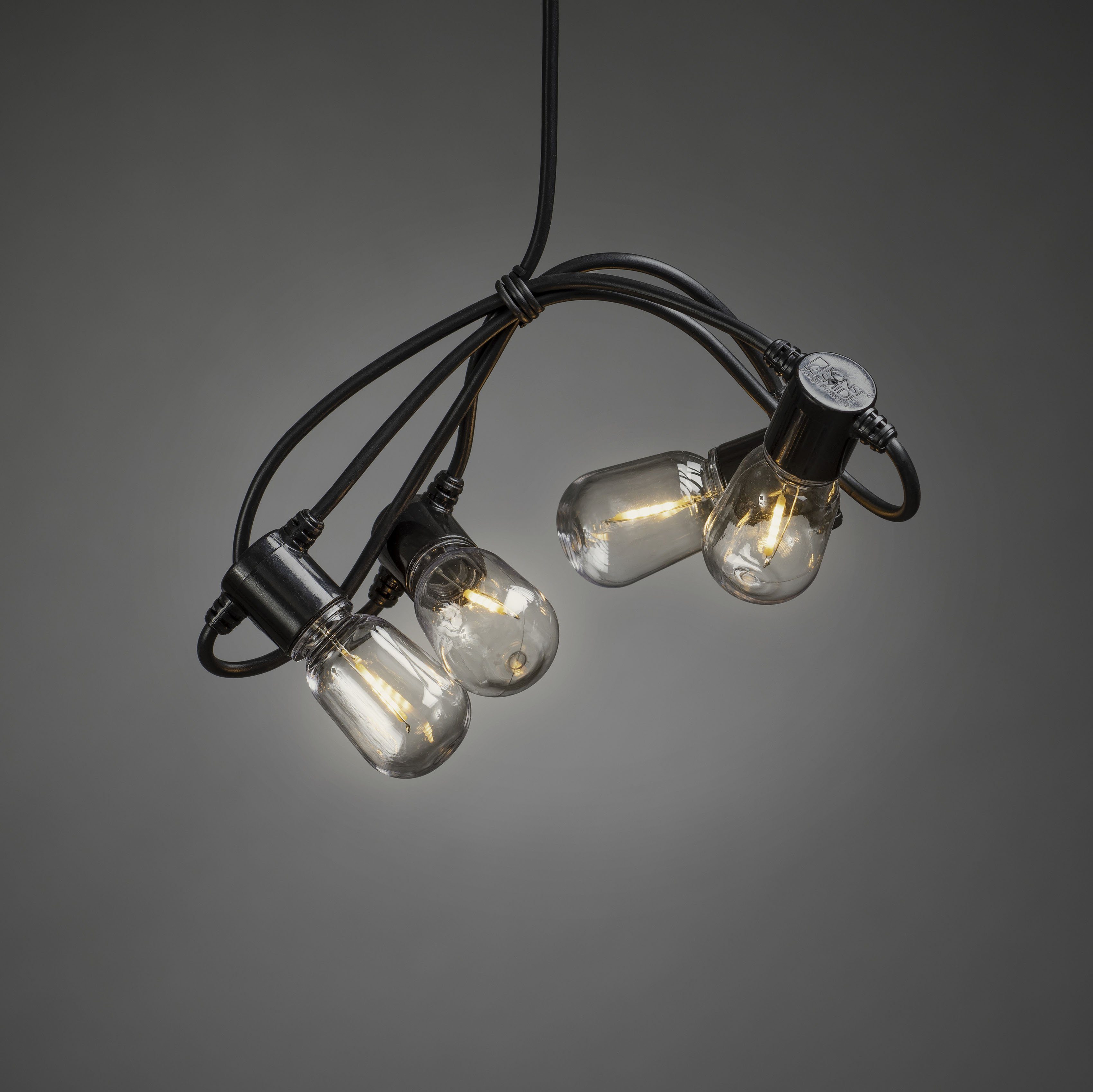 KONSTSMIDE Led-lichtsnoer Led-biertuinverlichting, helder, 20 heldere lampen / 40 amberkl. dioden (1 stuk)