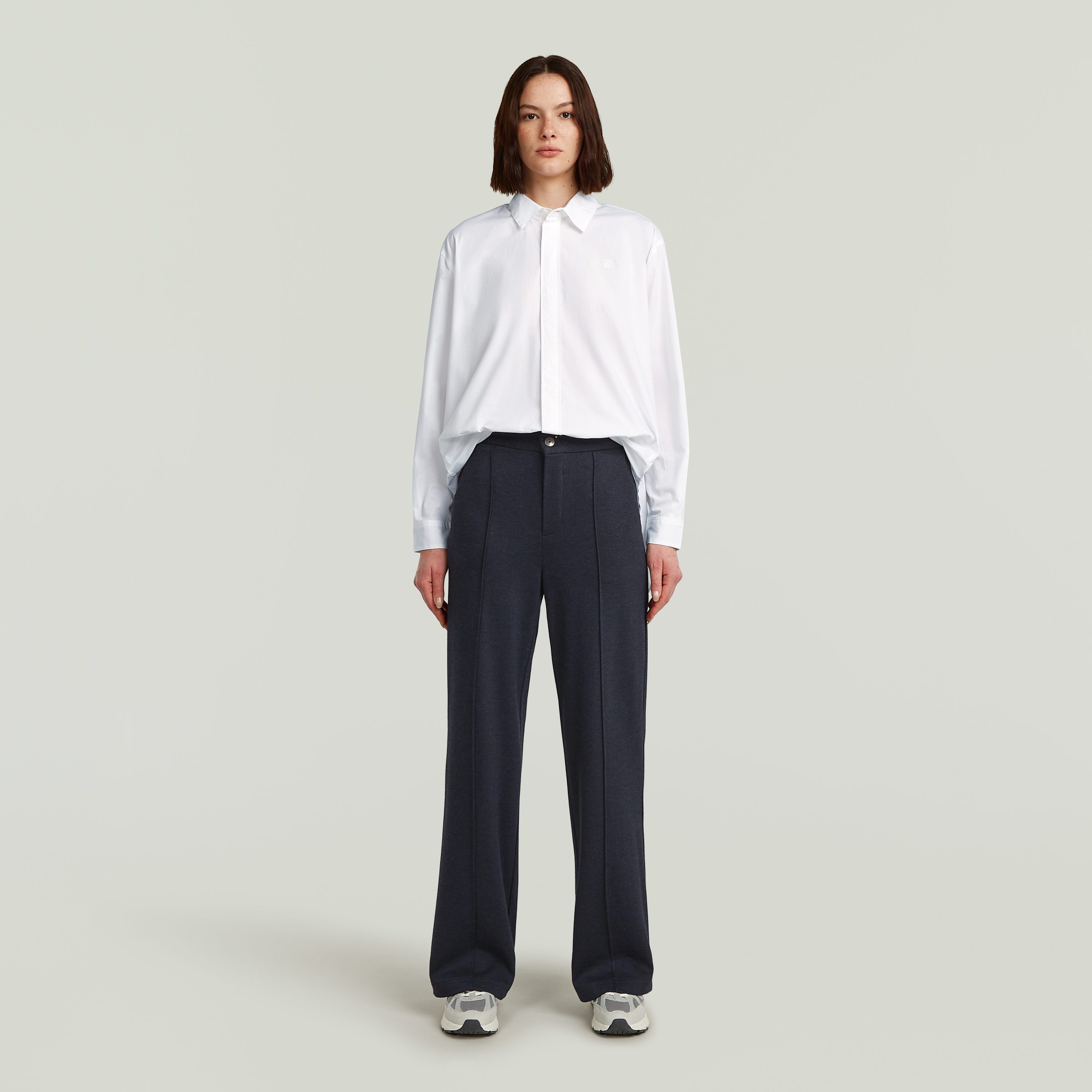 G-Star RAW Jerseybroek Dressed Jersey Pants met een comfortabele elastische band achter