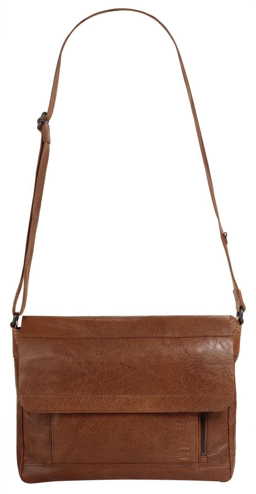 Spikes & Sparrow Messenger Bag echt leder