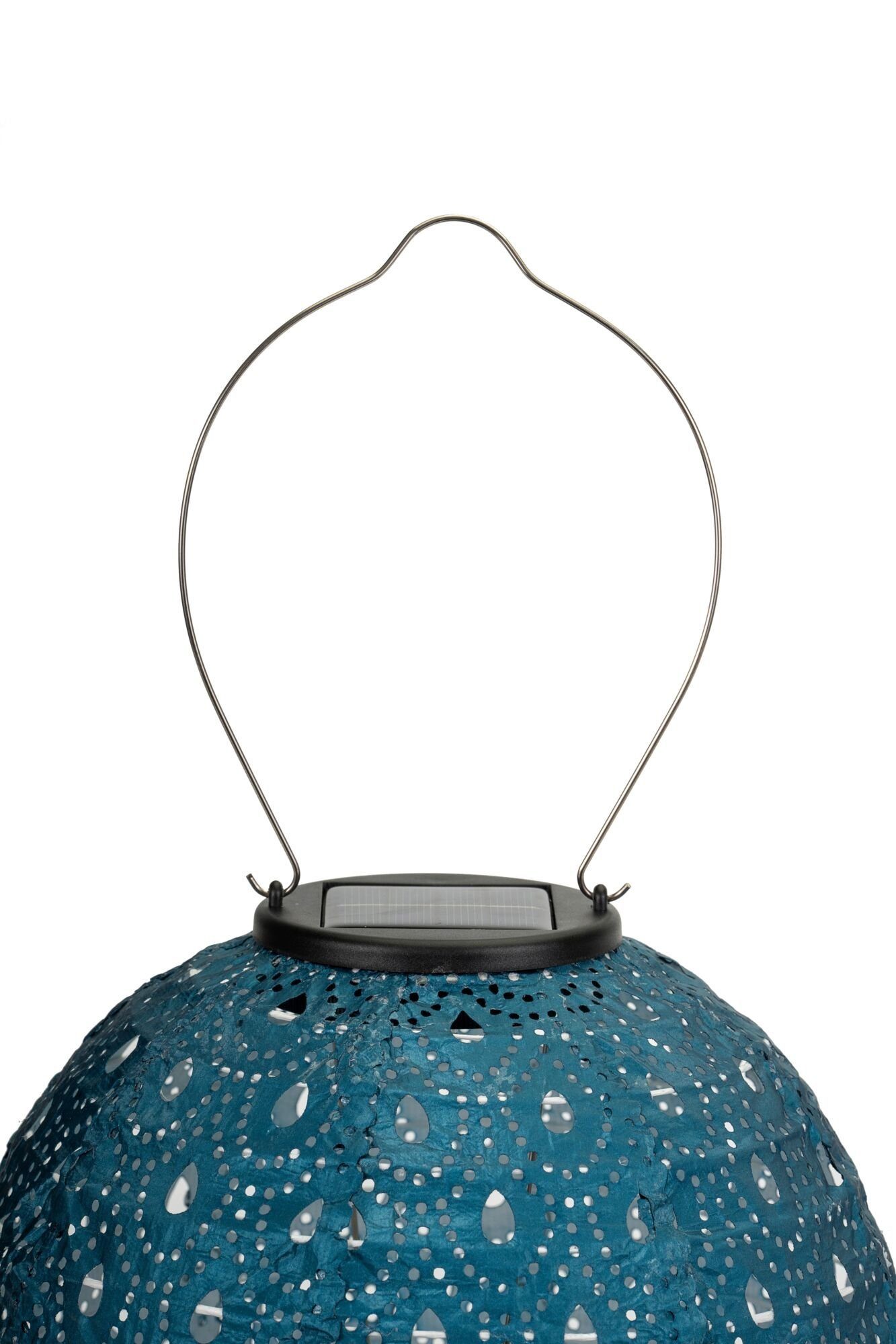 Pauleen Led-solarlamp Sunshine Charm lampion solar blauw Tyvek vlies