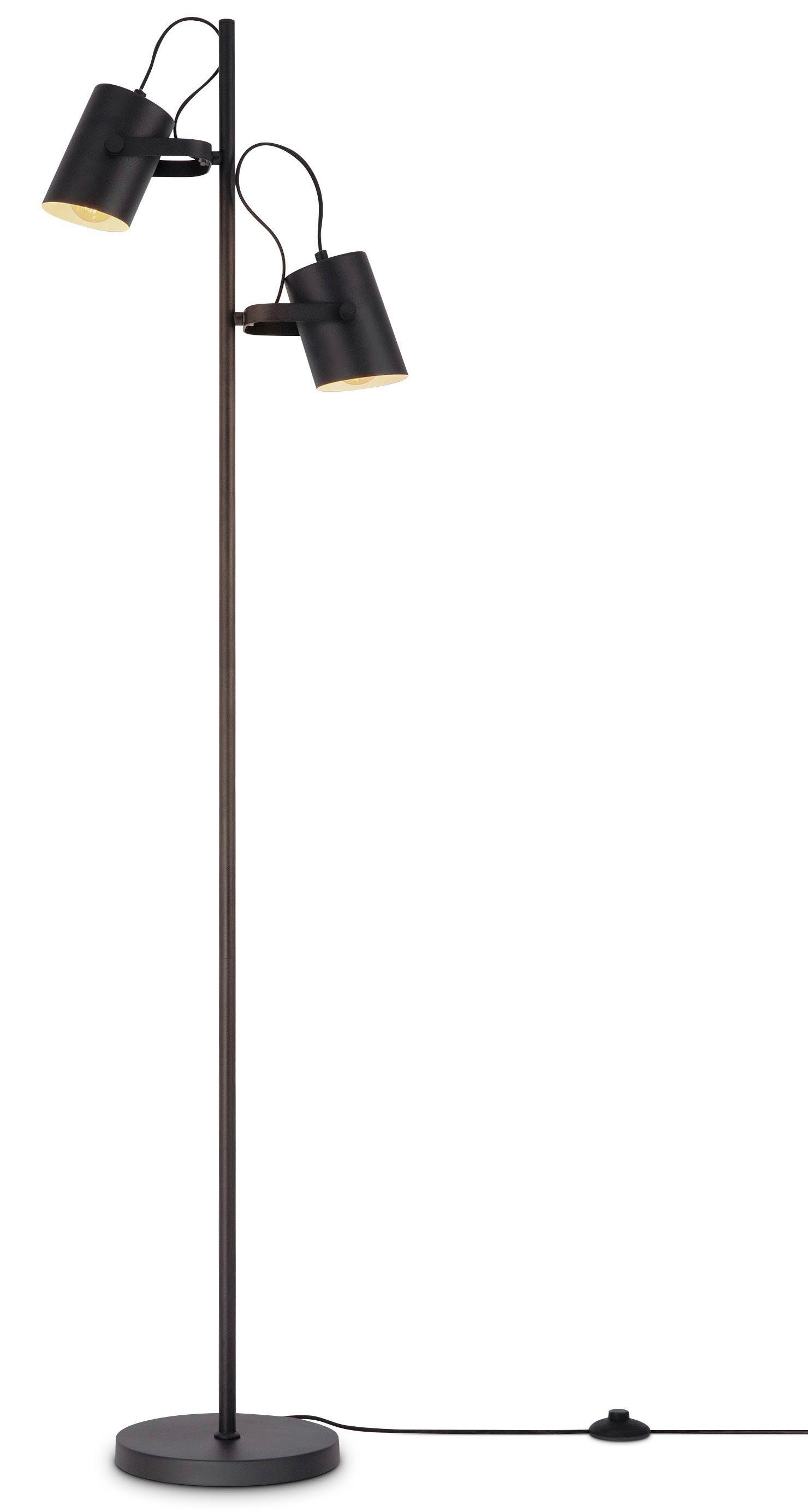 Paco Home Staande lamp Karl met compatibele dimmer en lichtbron