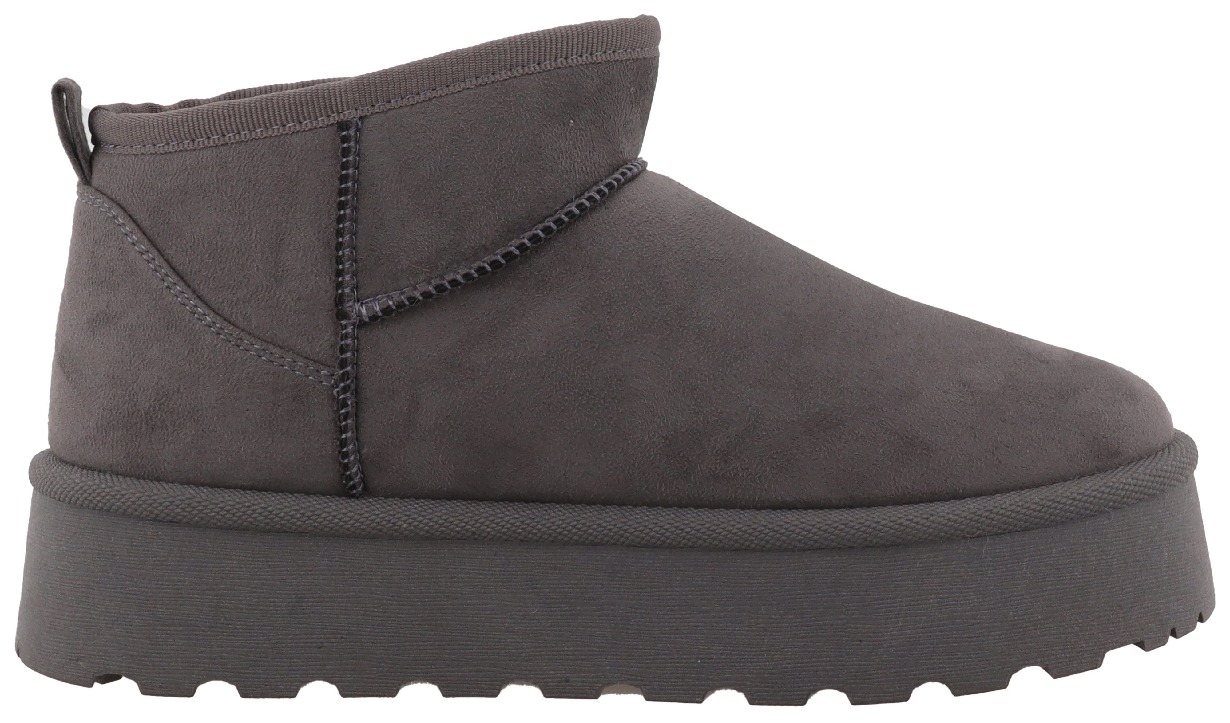 Tom Tailor Winterlaarzen , plateau, instappers, pantoffel met modieuze decoratieve naden