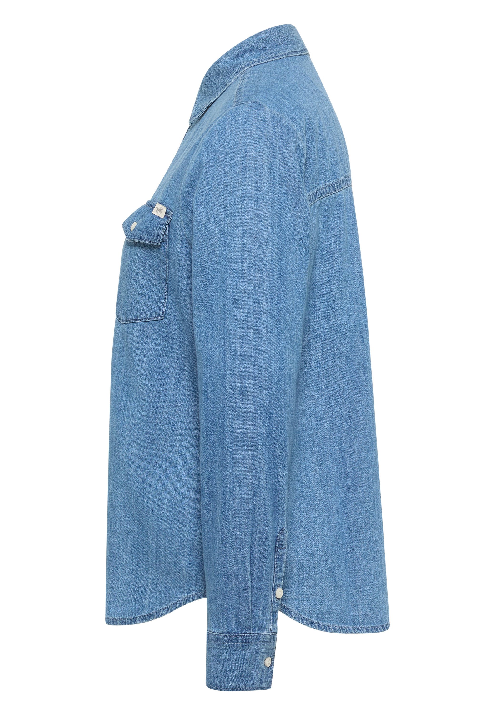 MUSTANG Overhemdblouse Dames stijl Sedana basis shirt