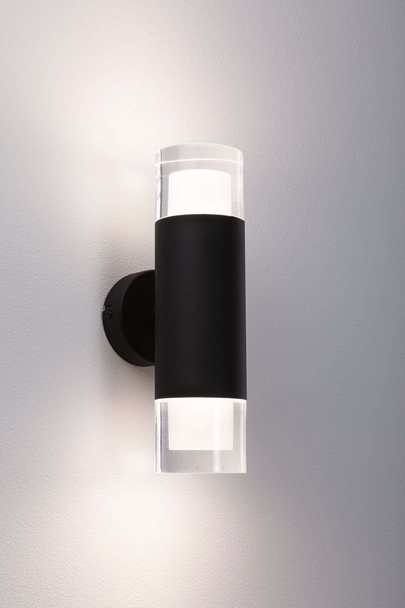 Paulmann Wandlamp Selection badkamer wand-/plafondlamp Kame IP44 signal zwart 2 stuks (1 stuk)