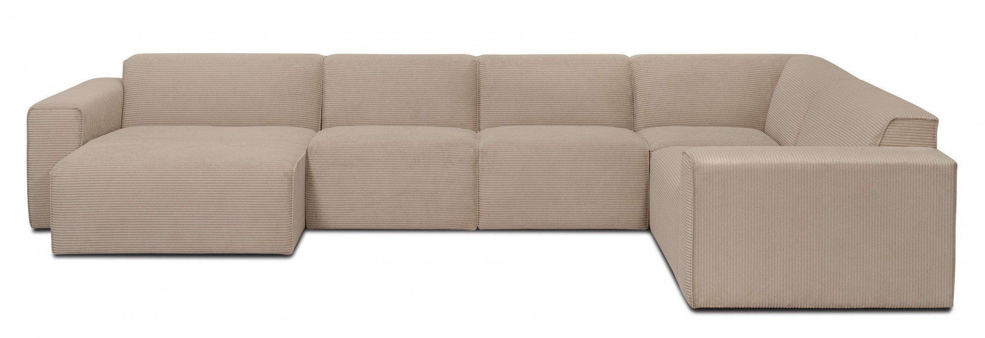 INOSIGN Zithoek Clayton in een trendy ribfluwelen bekleding, diverse combinaties mogelijk