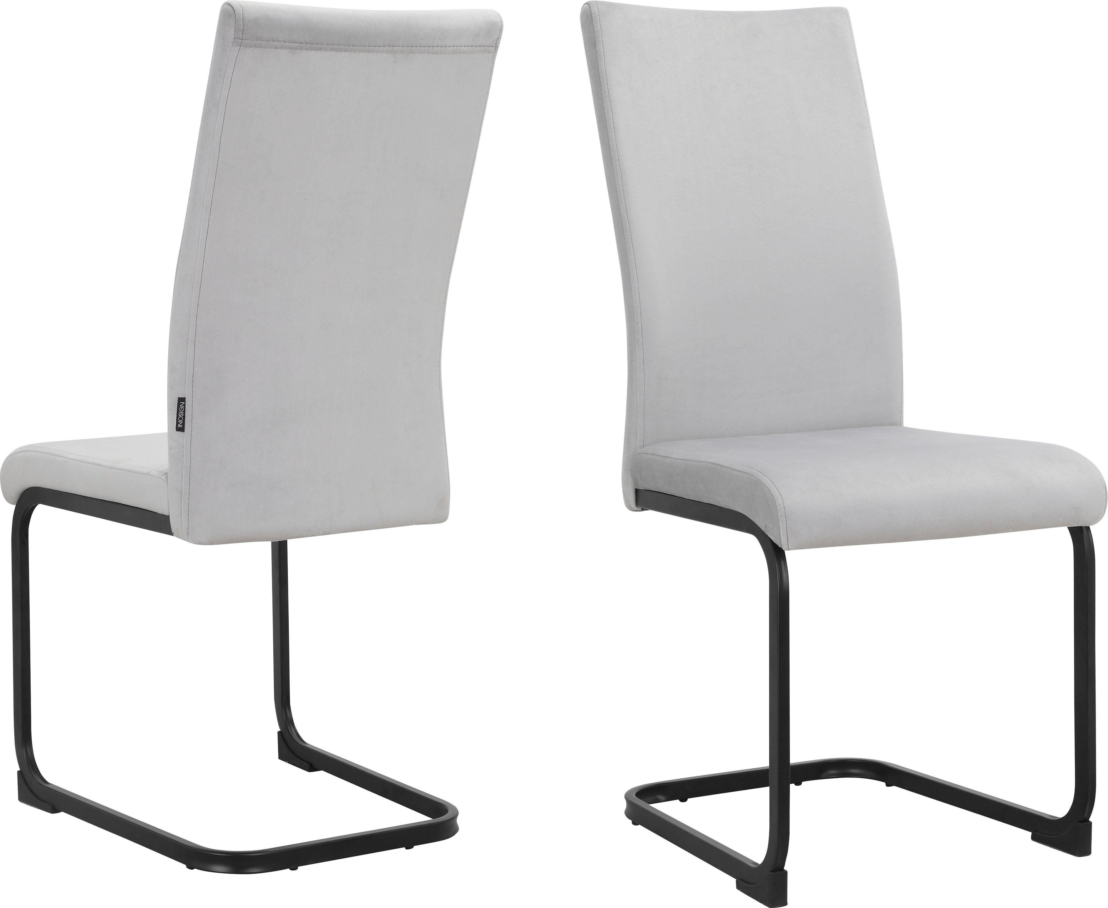 INOSIGN Eethoek Darcel/Danny Sledestoel eetkamerstoel, tafel met vaste plaat (set, 5-delig)