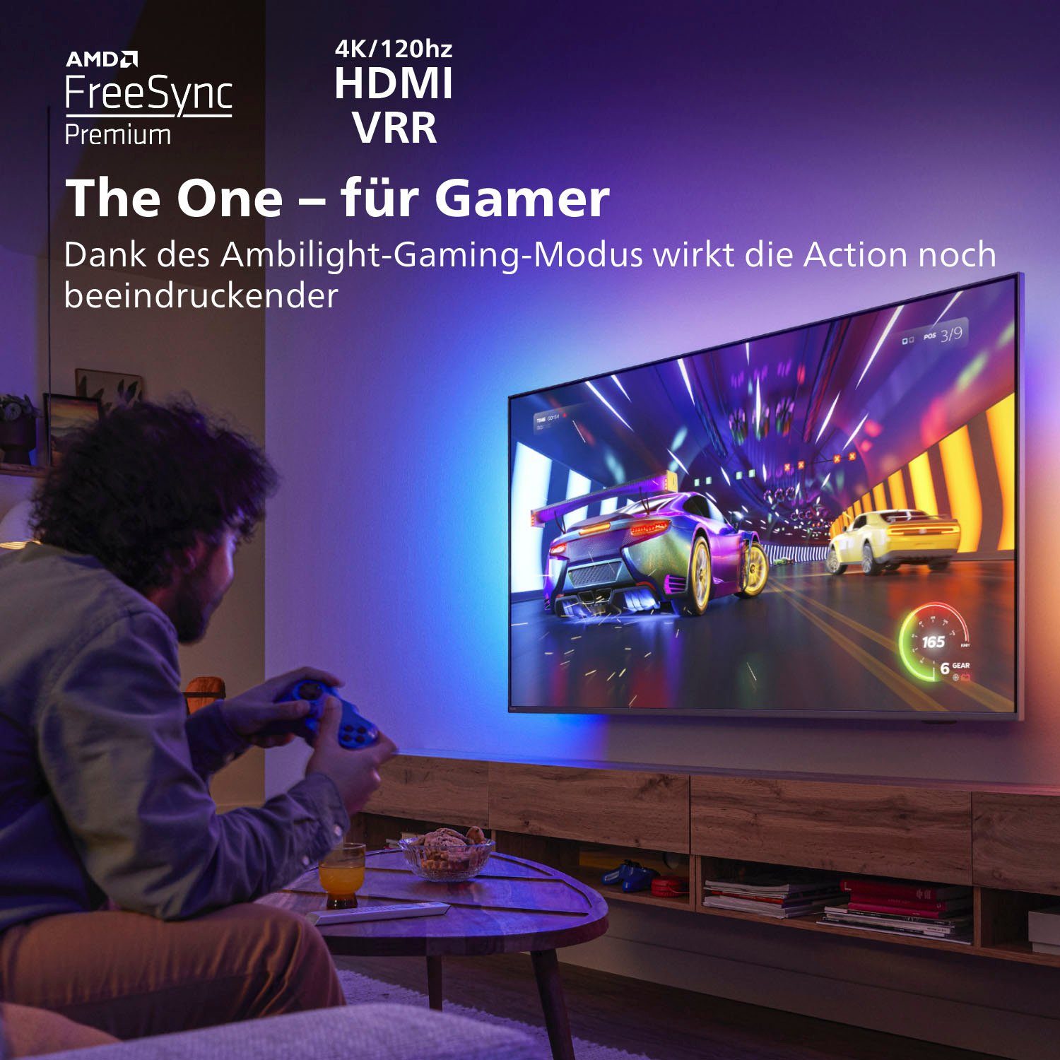Philips Led-TV 86PUS8807/12, 217 cm / 86", 4K Ultra HD, Android TV - Smart TV - Google TV
