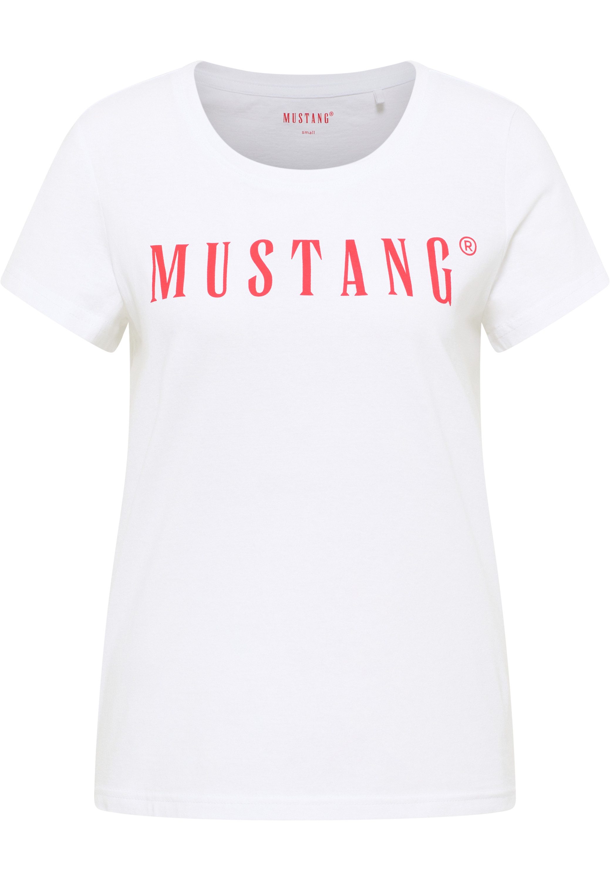 MUSTANG Shirt met korte mouwen Dames stijl Alma