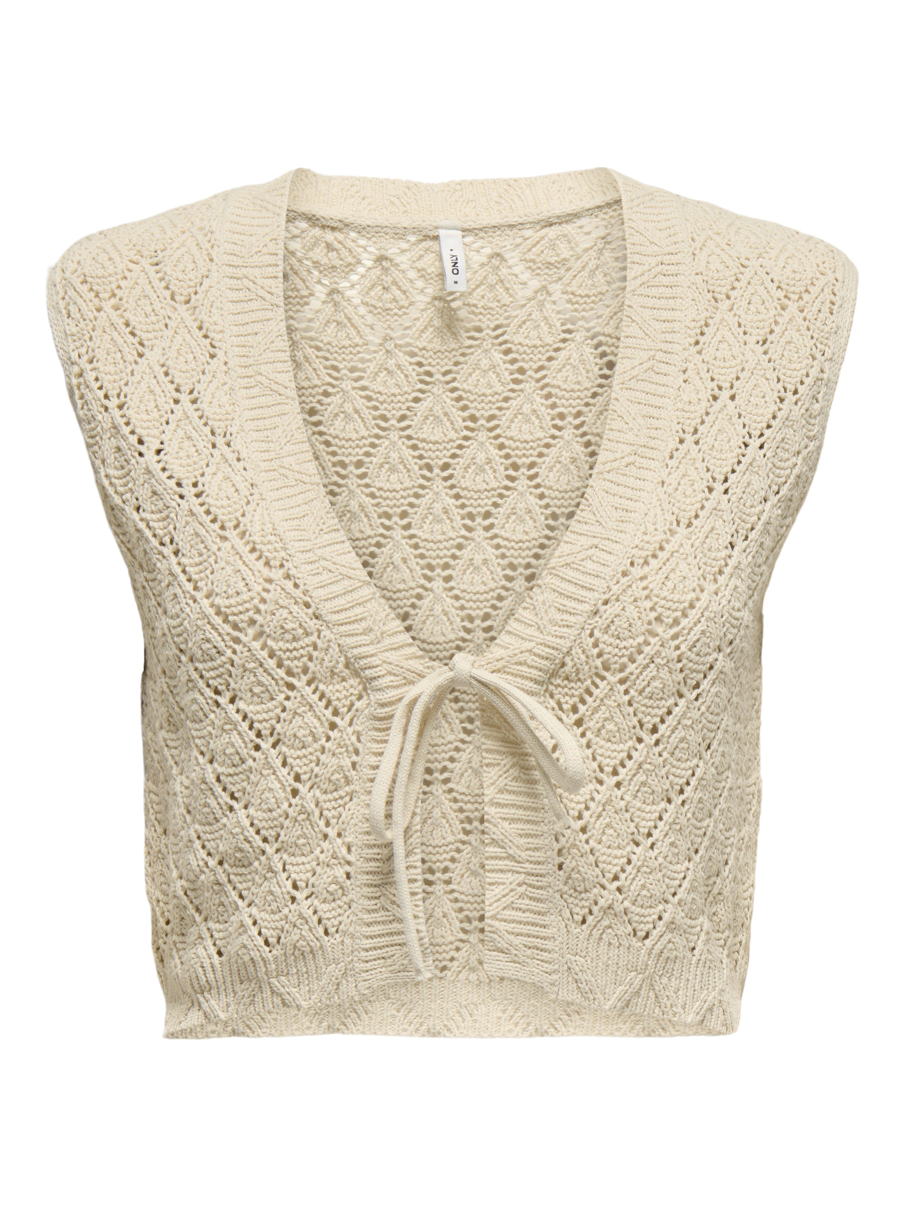 Only Vest ONLCHILI S/L STRING CARDIGAN KNT