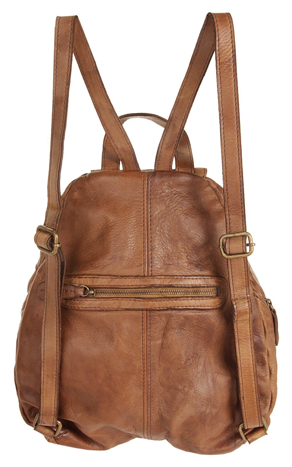 Samantha Look Rugzak echt leer, made in italy