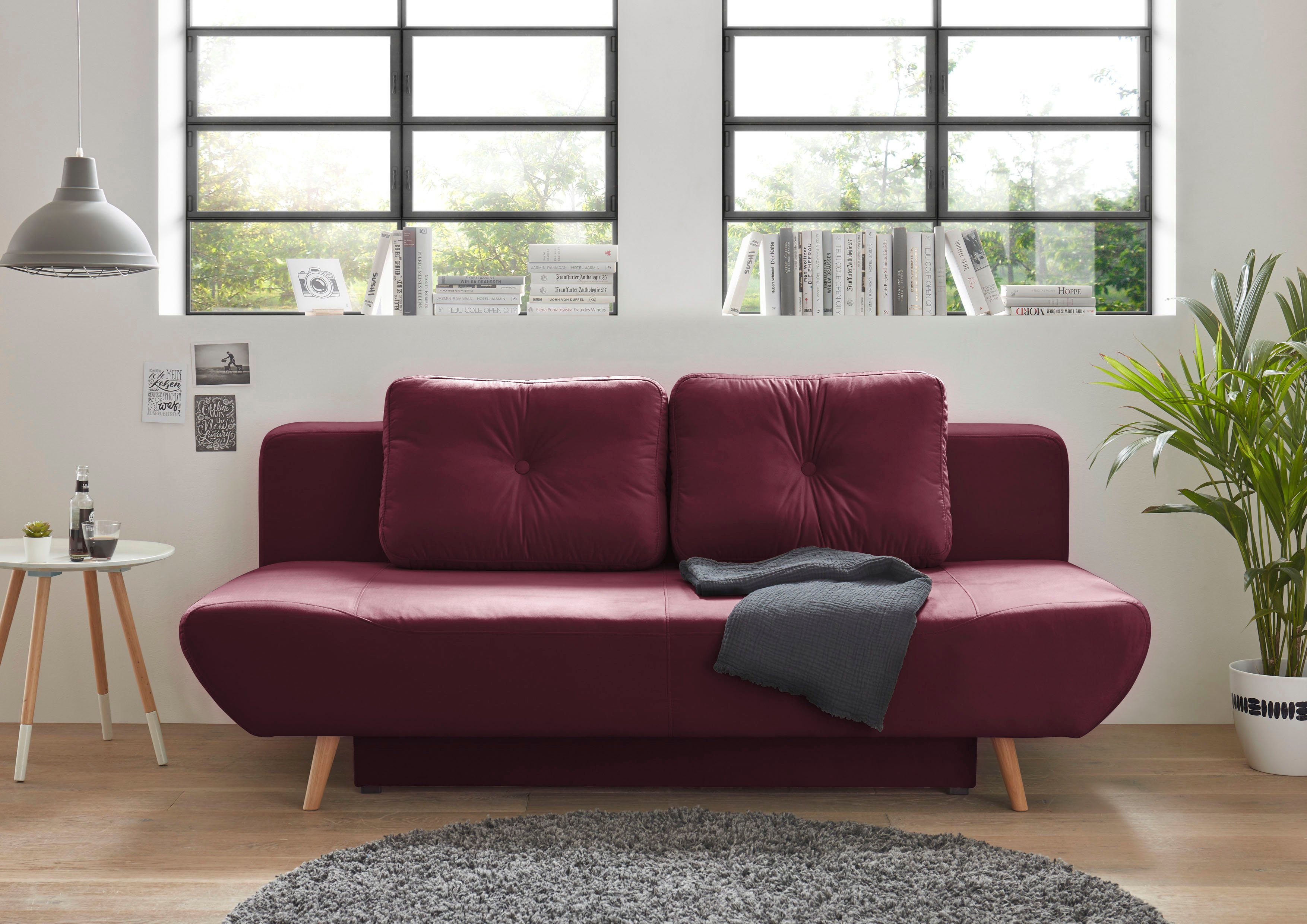 andas Slaapbank Segmon simpel in een comfortabel te bed veranderen, inclusief bedkist