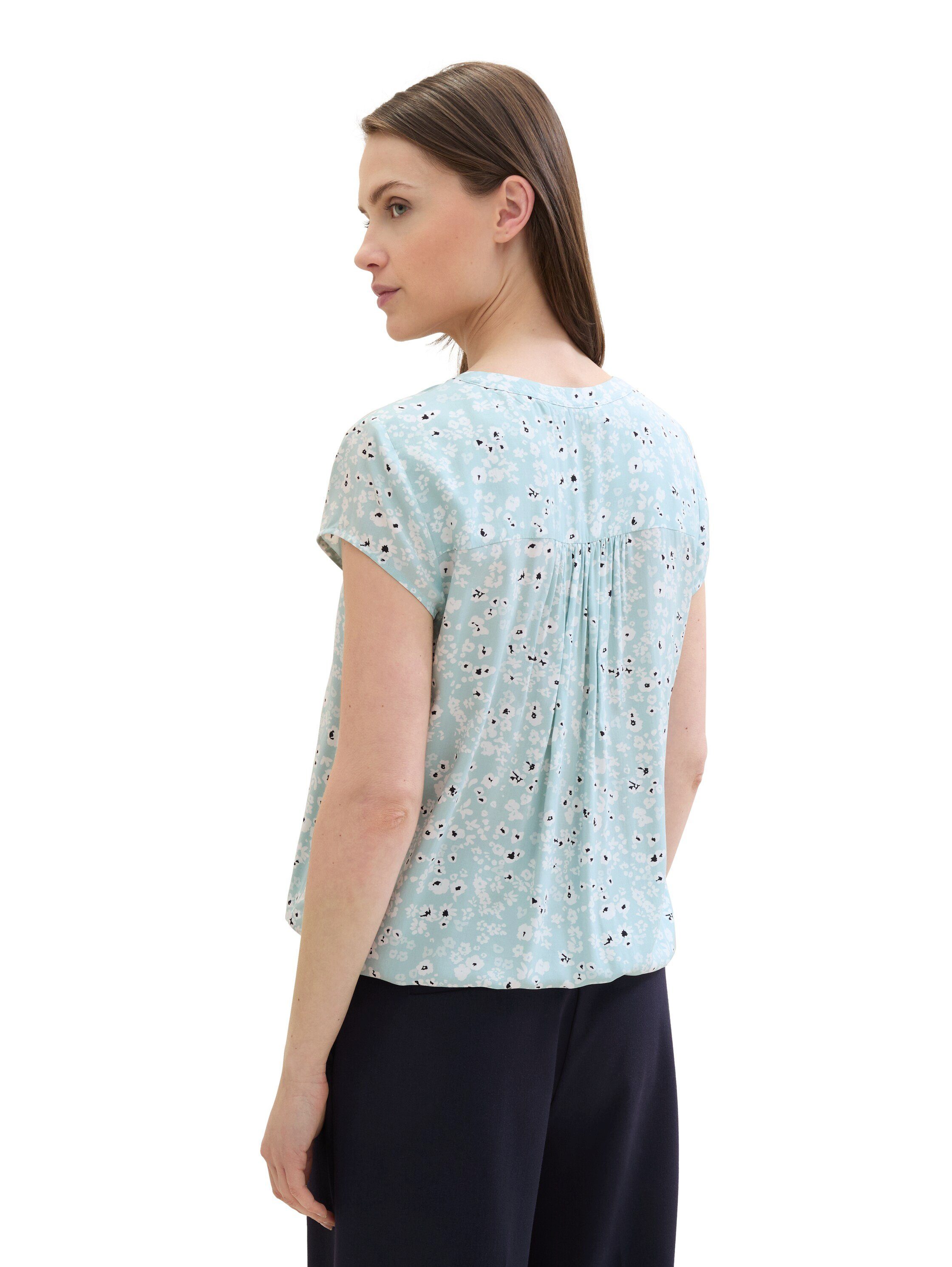 Tom Tailor Gedessineerde blouse met plooistelling achter