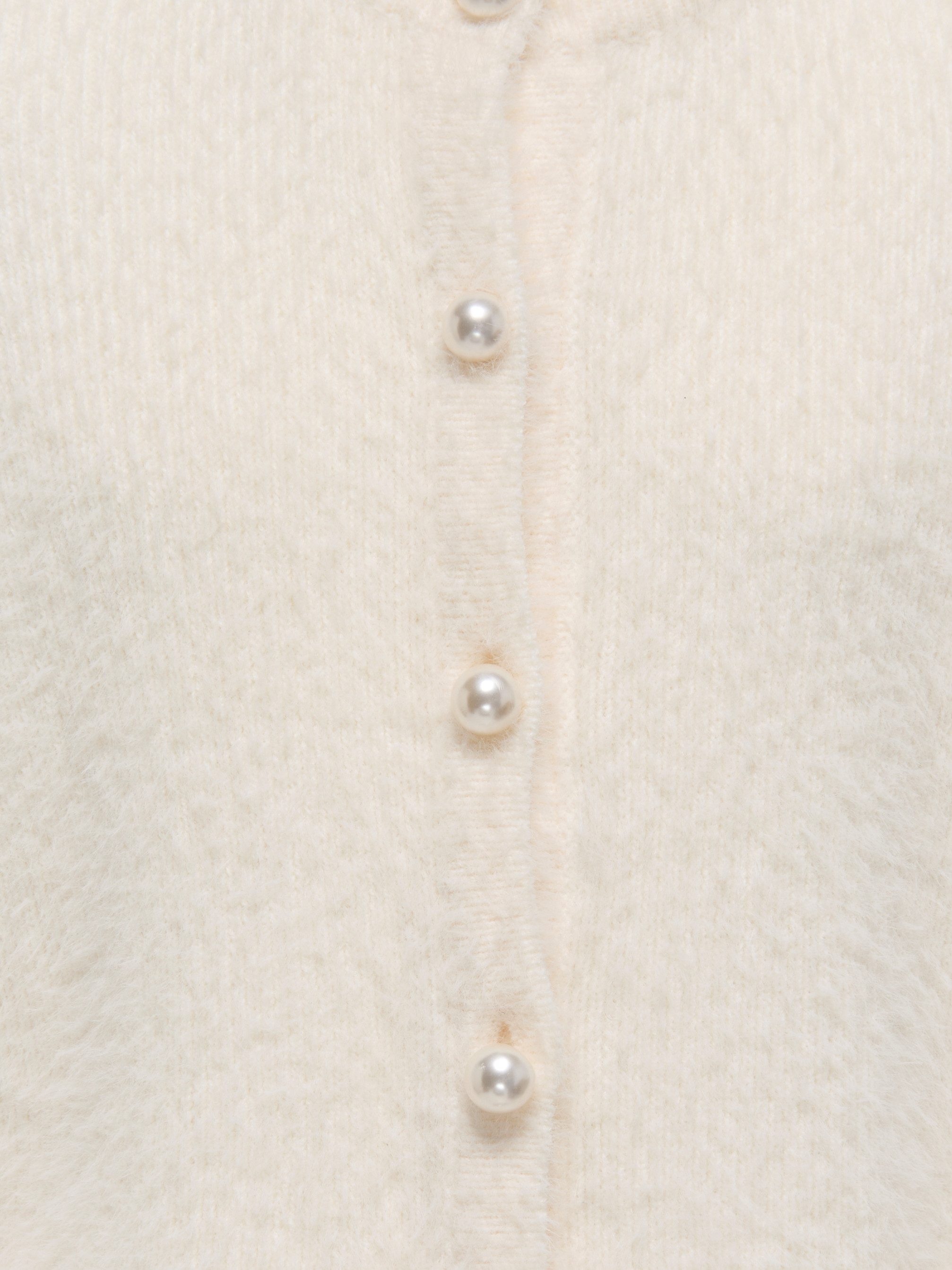 KIDS ONLY Vest KOGPIUMO PETRA PEARL O-NECK CAR CP KNT