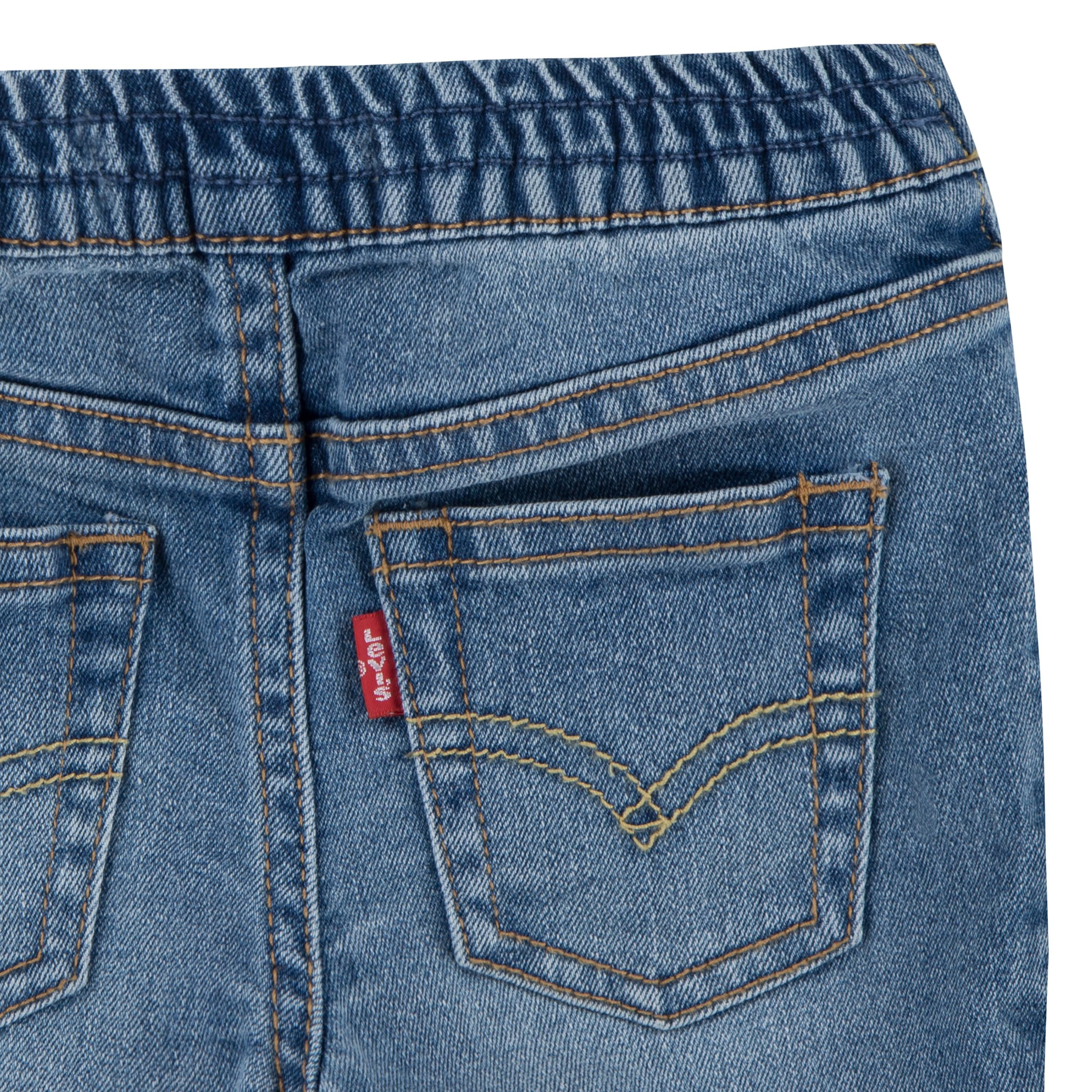 Levi's Kidswear Shirt met print en jeansshorts, voor jongens (set, 2-delig)