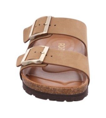 Rohde Slippers Alba , sleehak, zomerschoenen, pantoffels met twee gespsluitingen