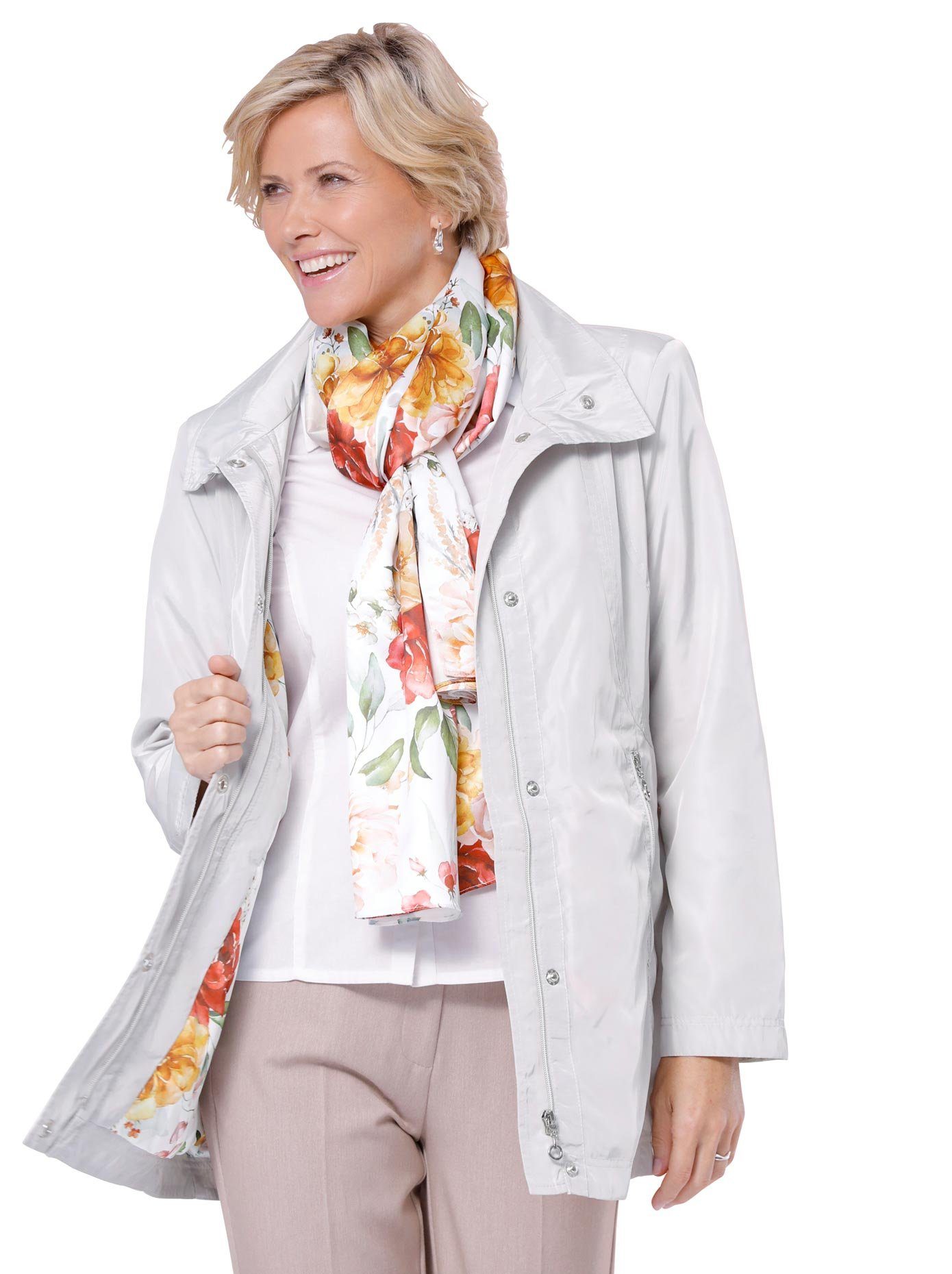 Classic Basics Lang jack dames lange jassen maat 42 grijs