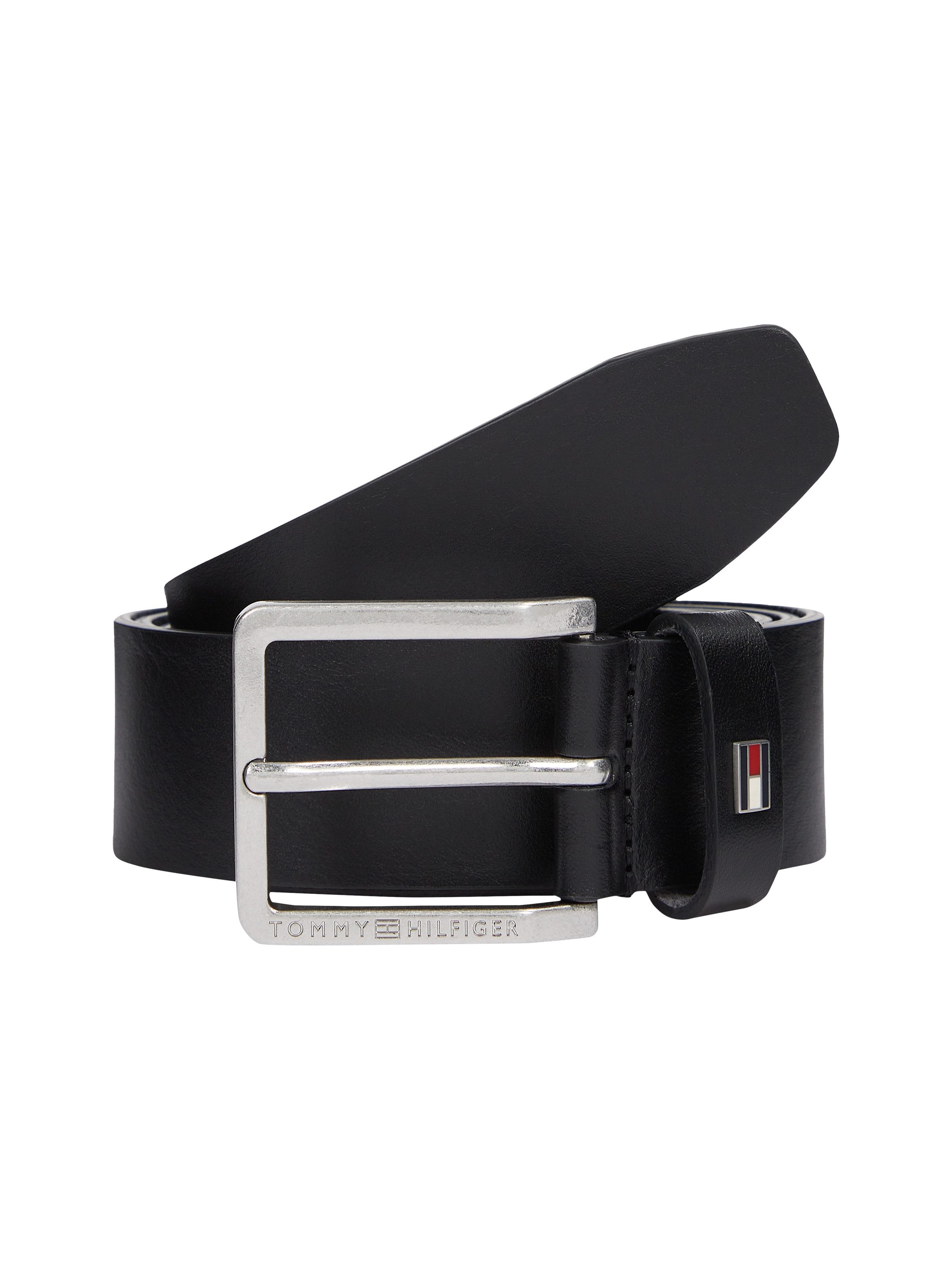 Tommy Hilfiger Leren riem Oliver met contrastgesp en logo-lus