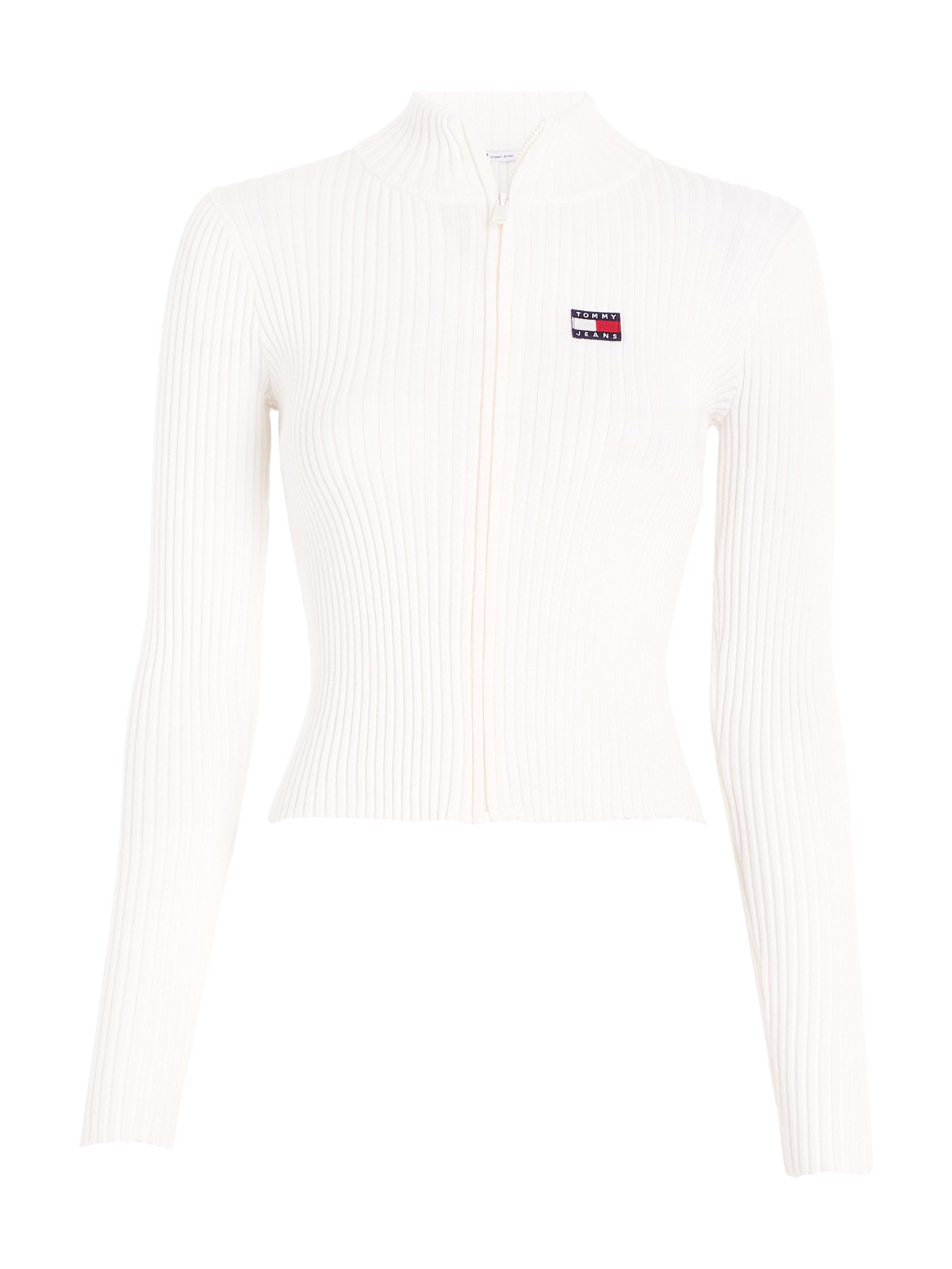 TOMMY JEANS Vest TJW ZIP THRU BADGE CARDIGAN