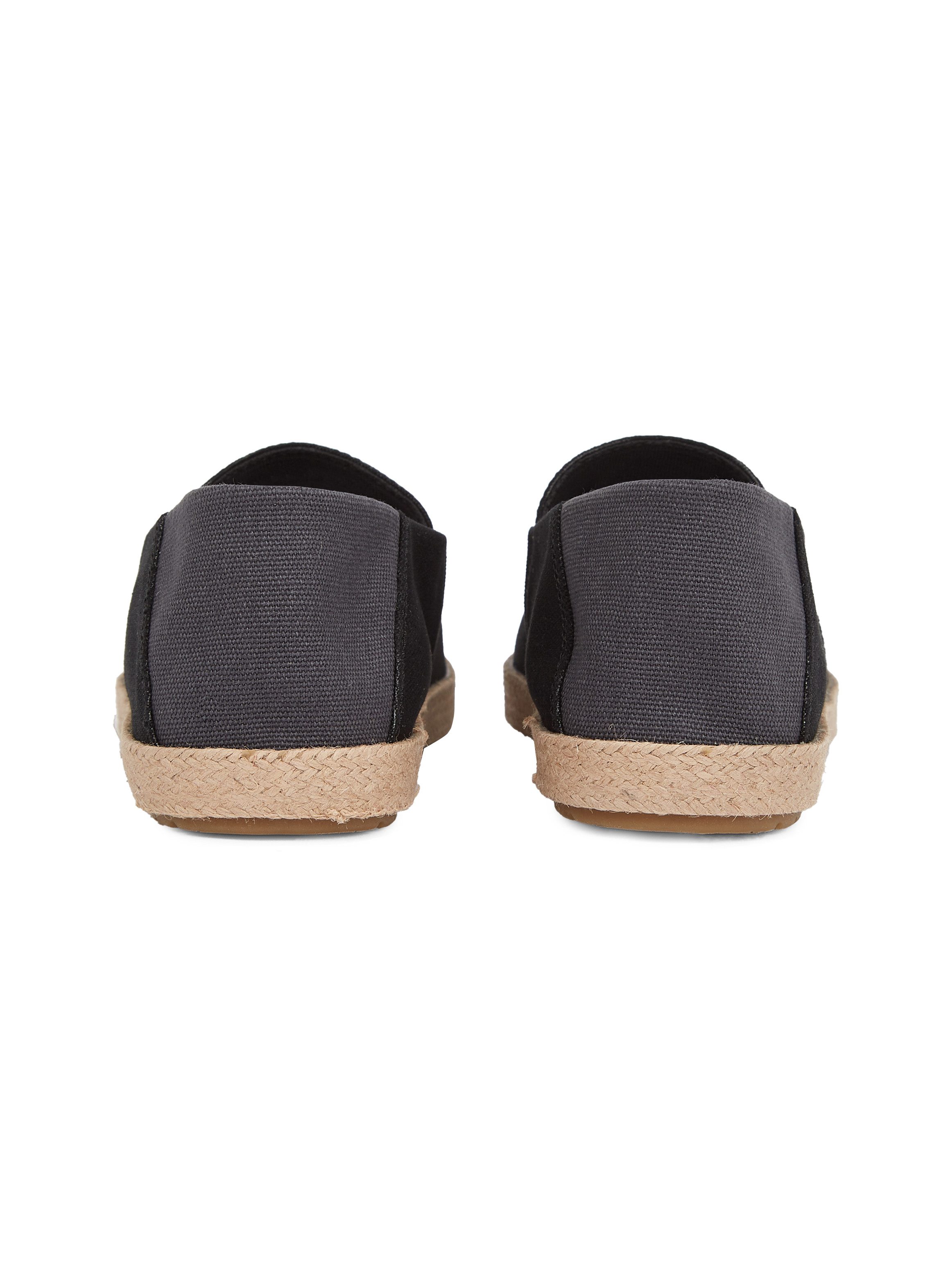 Tommy Hilfiger Instappers HILFIGER ESPADRILLE CORE TEXTILE , instapschoen, espadrilles, zomerschoen, contrastaccent op de hiel