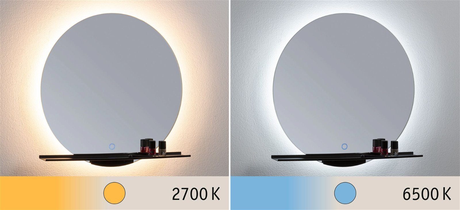 Paulmann Led-wandlamp Spiegel Miro rond IP44 11W 500mm 230V