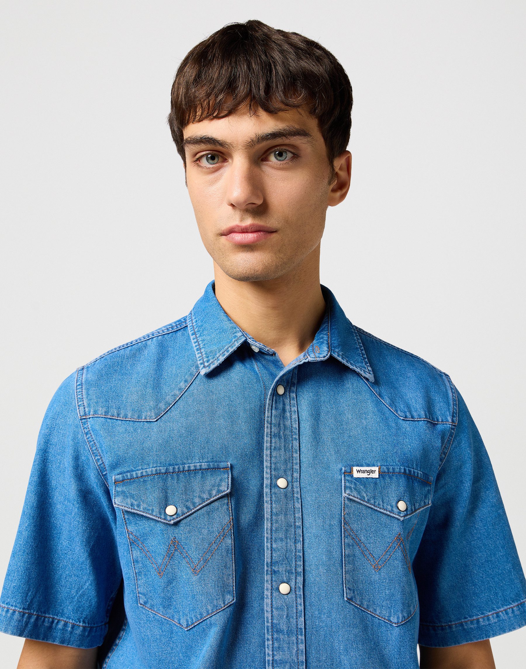 Wrangler Overhemd met korte mouwen Western