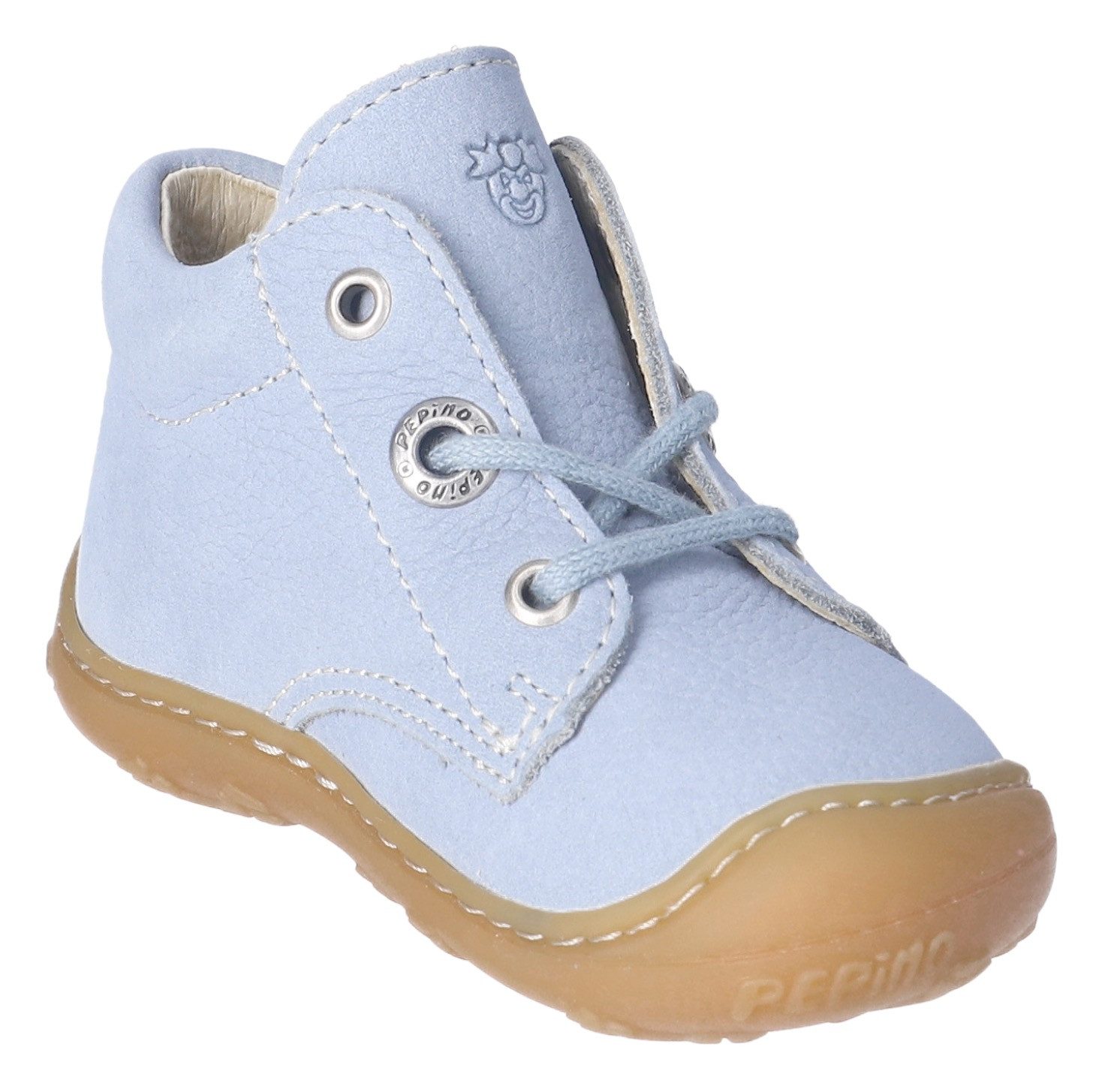 PEPINO by RICOSTA Babyschoentjes Cory 50 WMS: Midden Veterschoen met WMS-systeem, leer, maat sjabloon om te downloaden