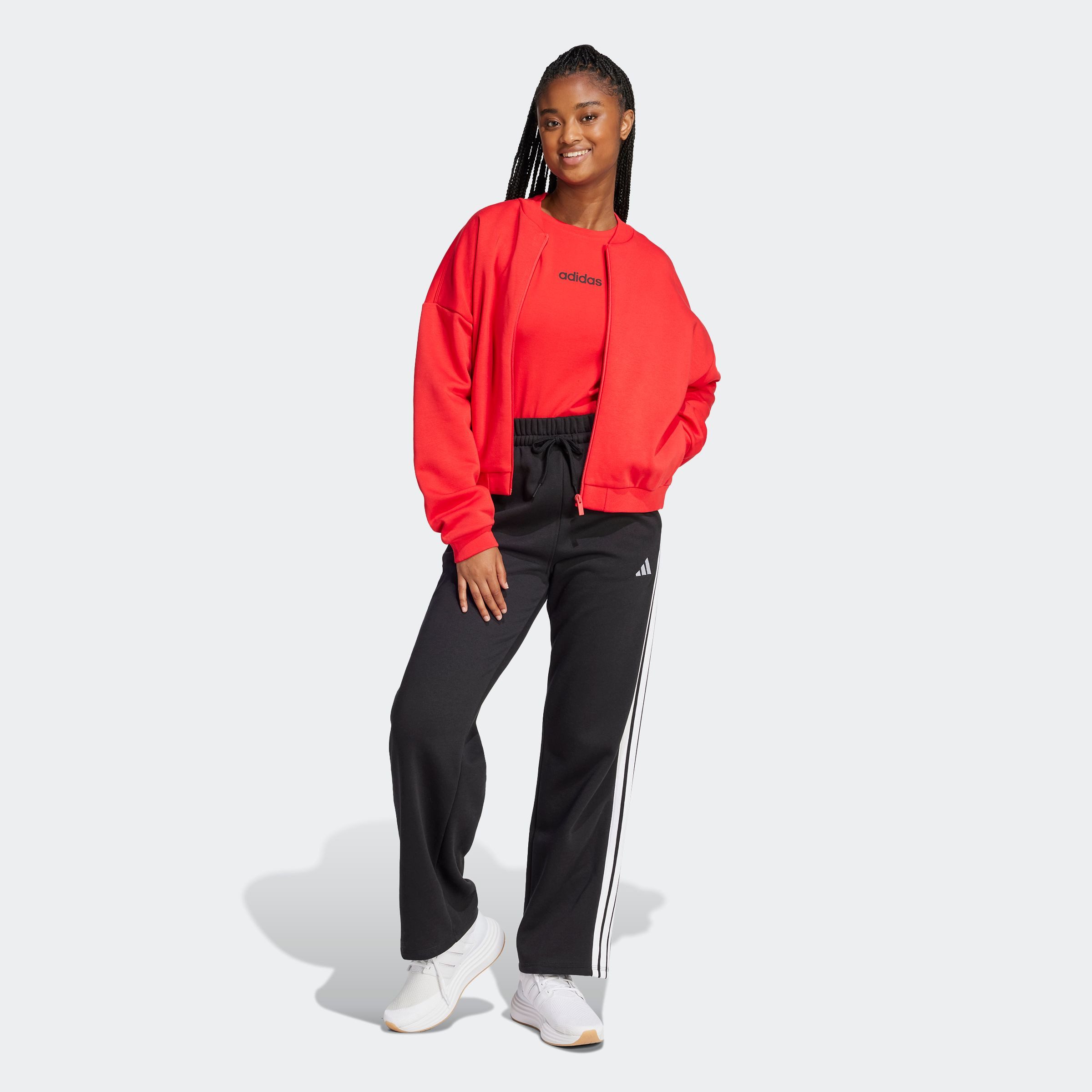 adidas Sportswear Sportbroek W 3S FL OH PT (1-delig)