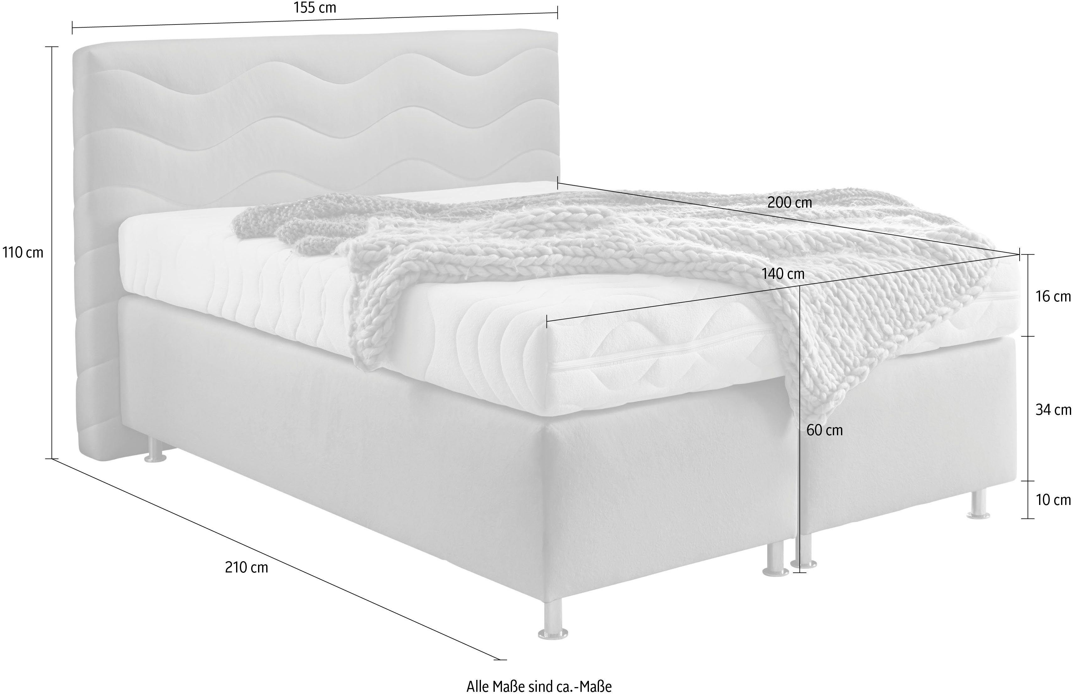 Westfalia Polsterbetten Boxspring Sigma