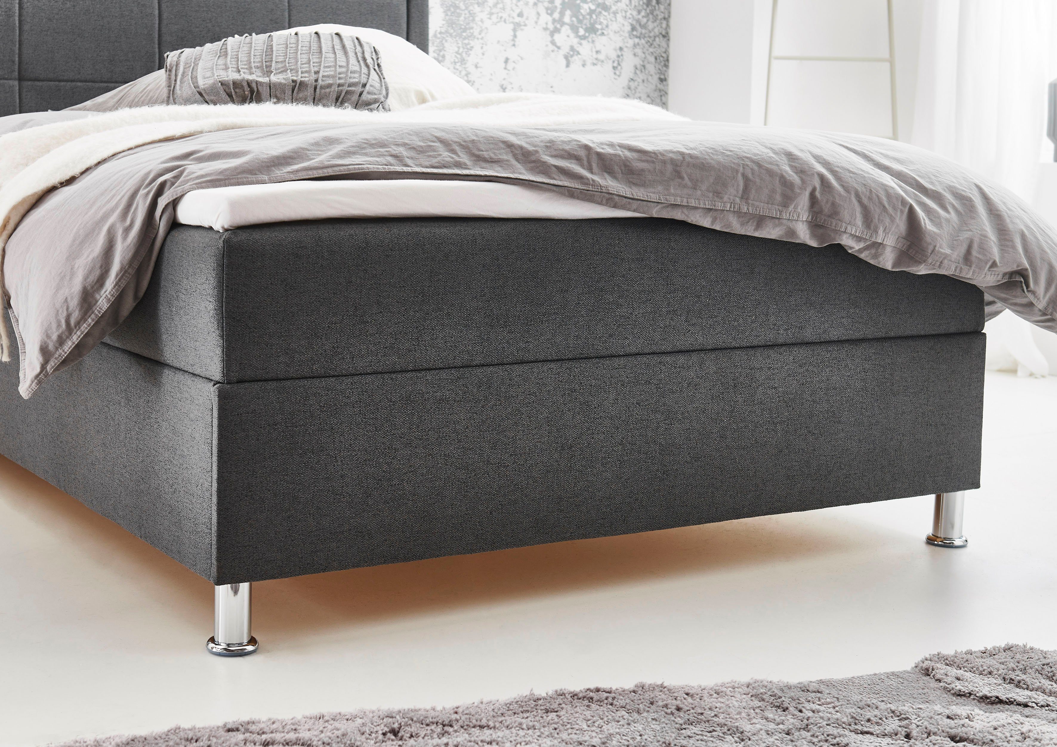 INOSIGN Boxspring Fergus met bedkist, incl. topmatras