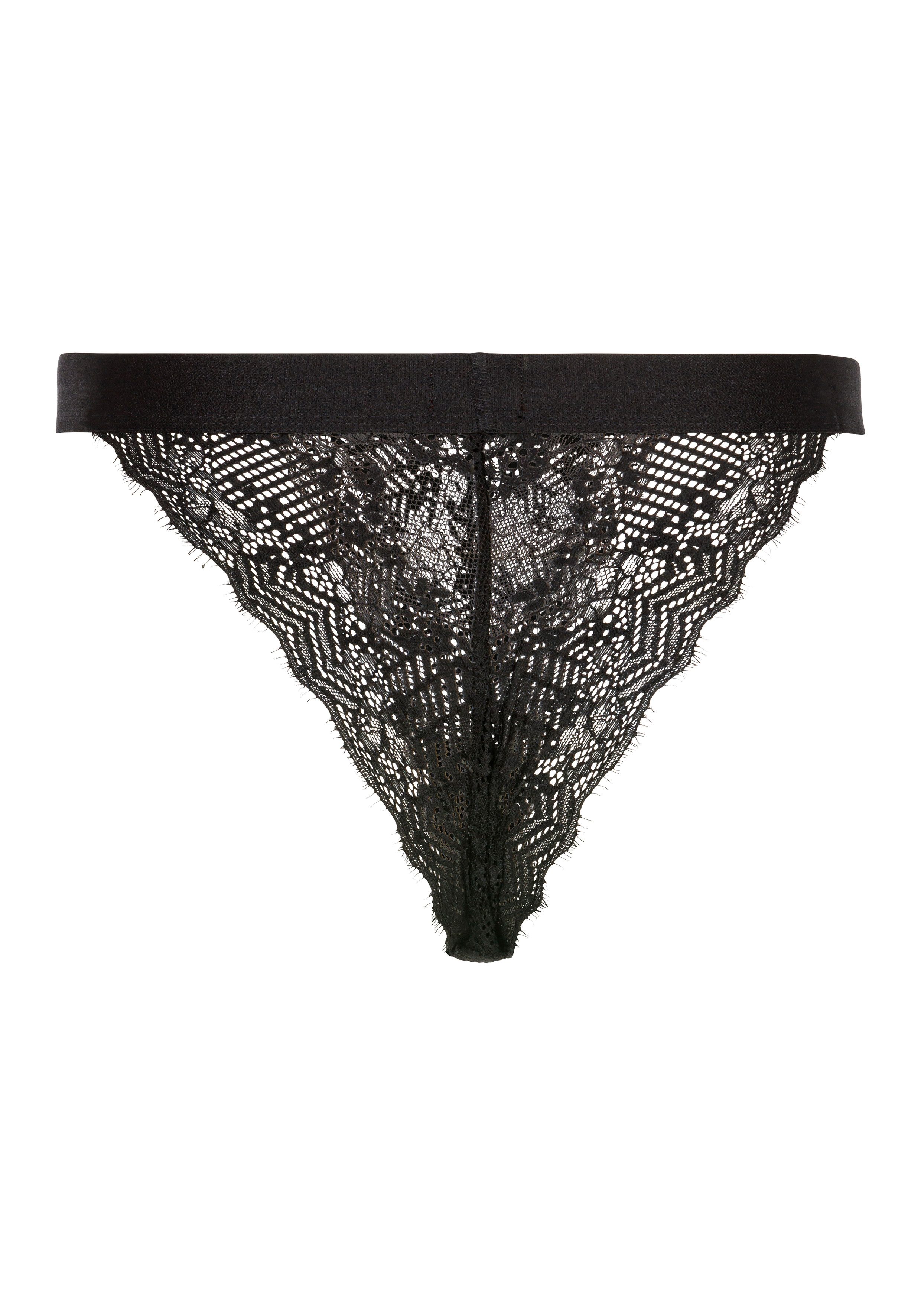 HUGO Slip BRIEF LACE met hugo logo-boord