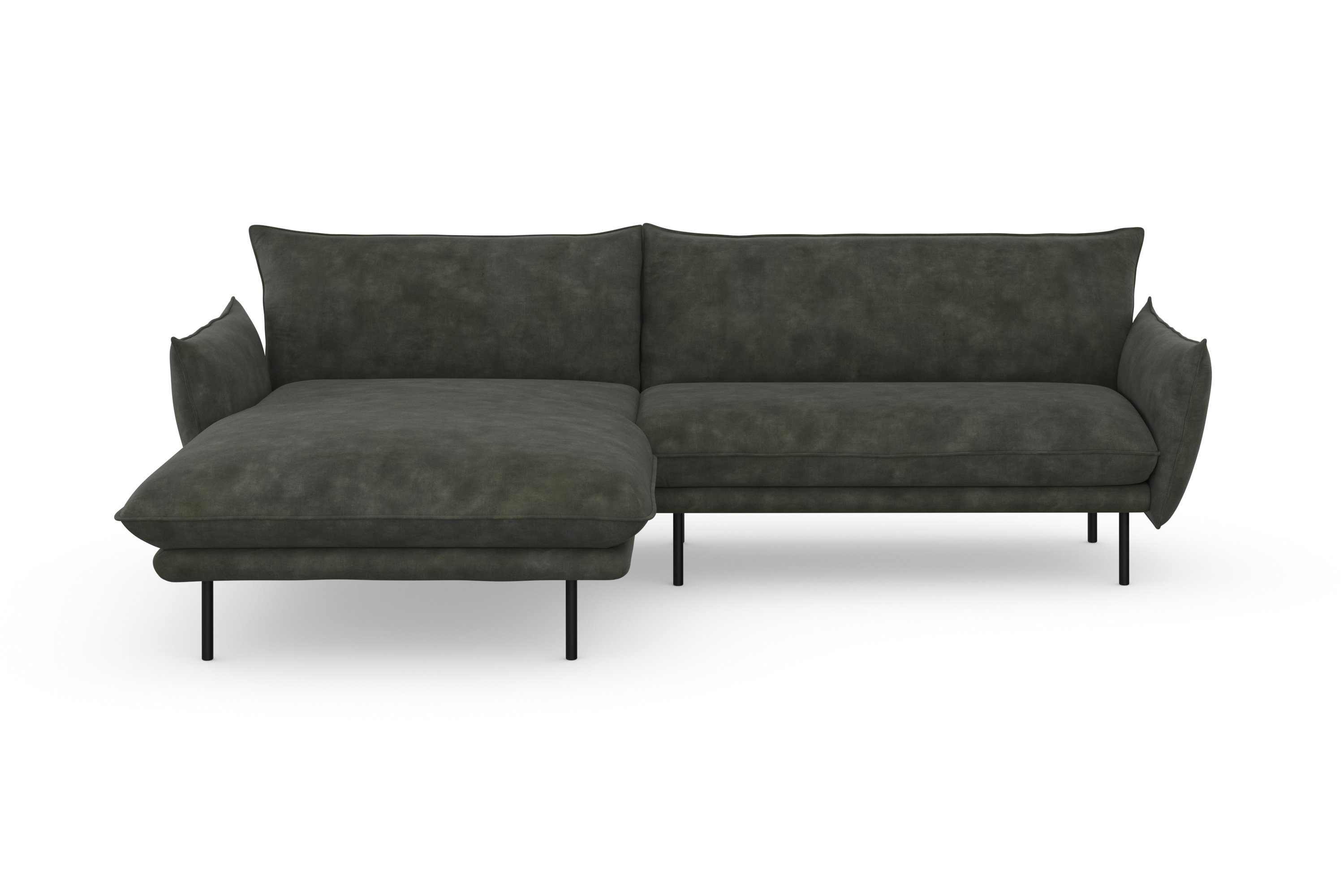 andas Hoekbank Stine L-vorm Bijzonder design door kussen-look en opstaande naad, by Morten Georgsen