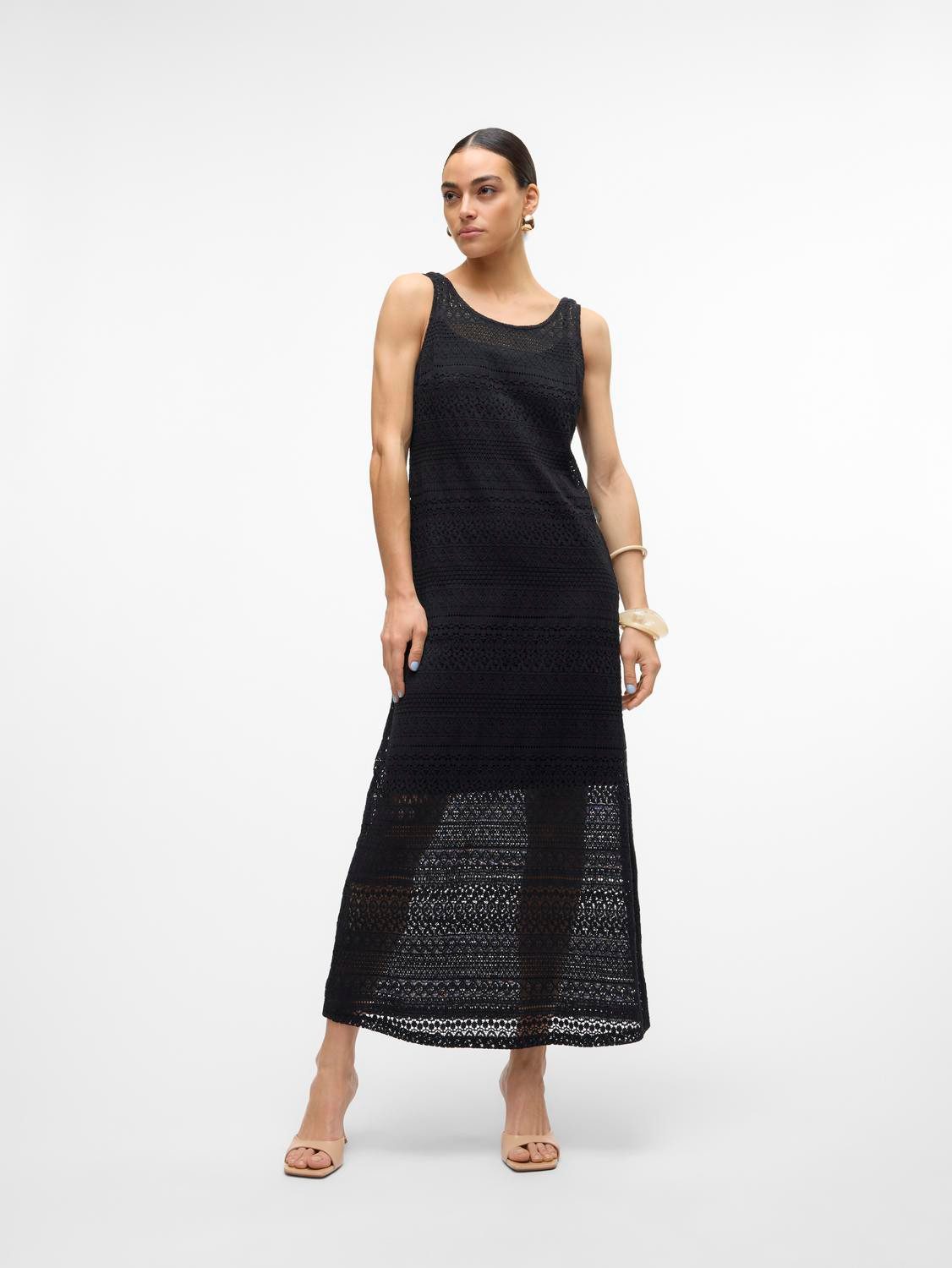 Vero Moda Kanten jurk VMHONEY LACE SL 7/8 DRESS WVN