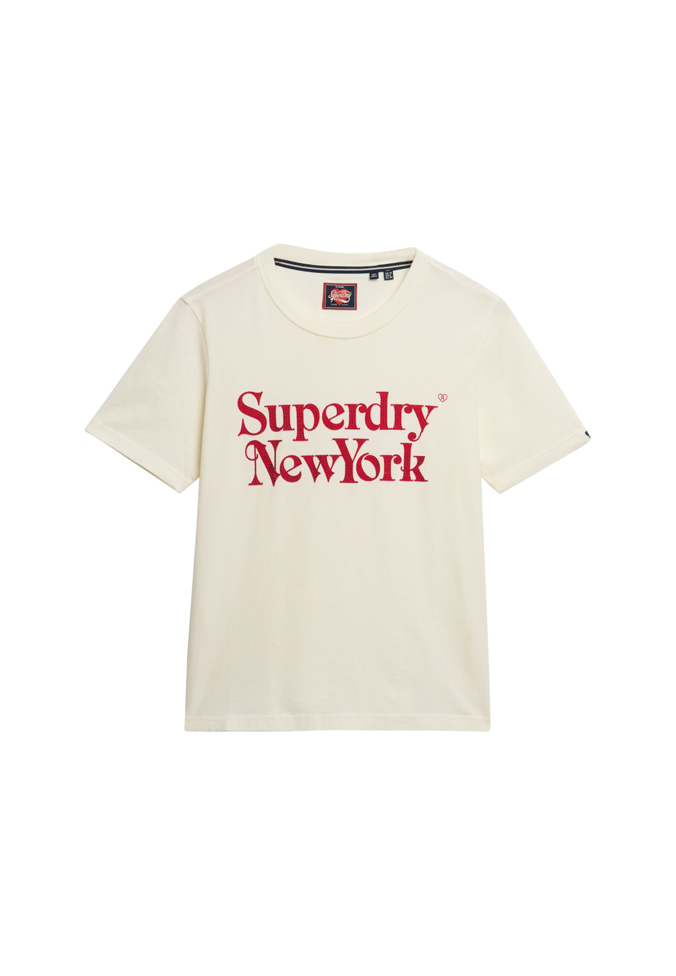 Superdry Shirt met print BRAND MARK RELAXED TEE