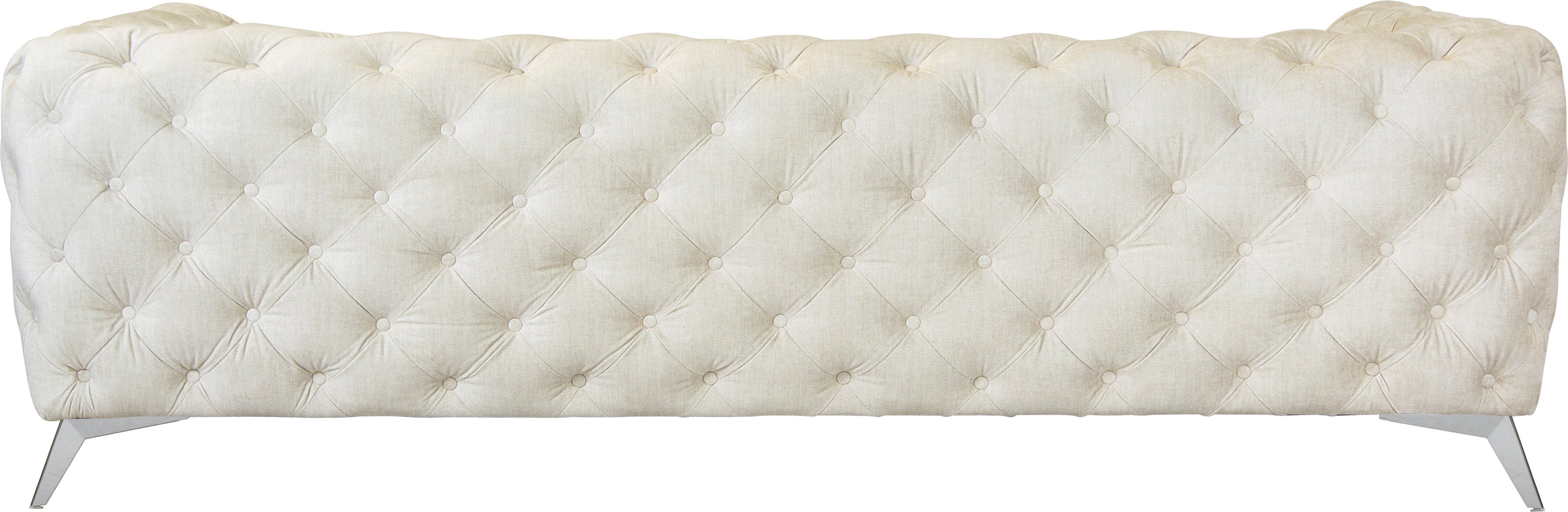 Leonique Chesterfield-bank Glynis luxueuze capitonnage, moderne chesterfield look, kleur van de poten ter keuze