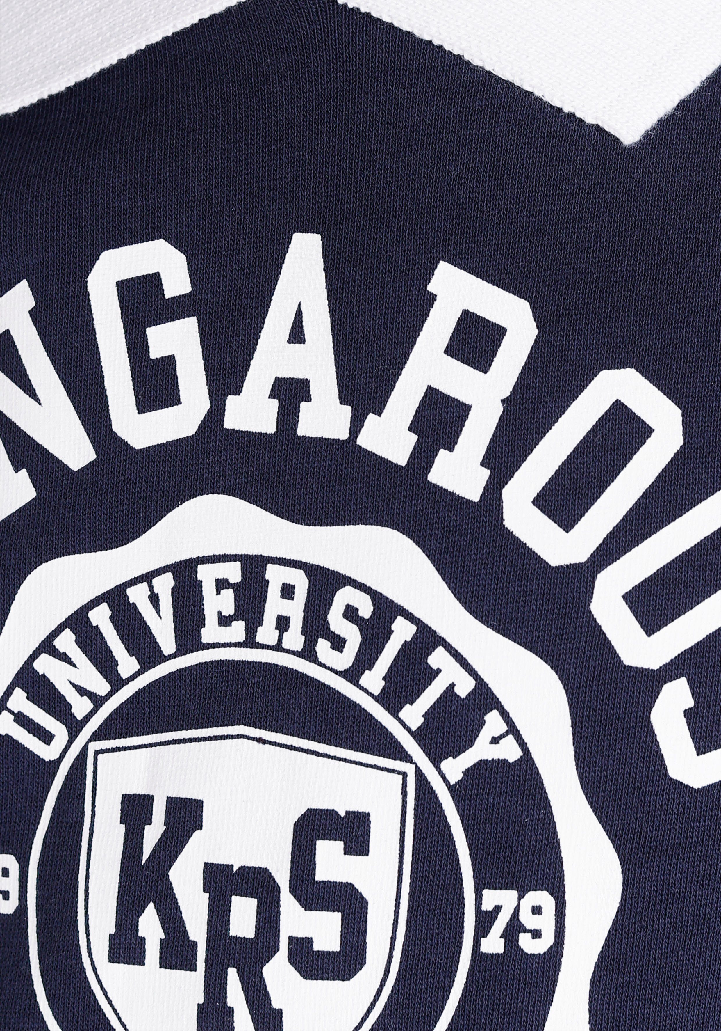 KangaROOS Sweatshirt Voor meisjes in korte vorm met polo-kraag