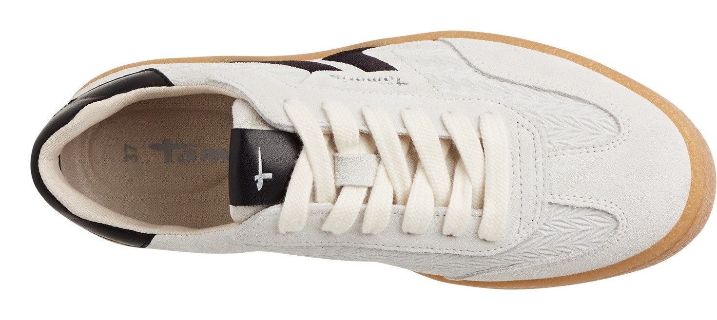 Tamaris Plateausneakers , vrijetijdsschoen, halfschoen, veterschoen met gepolsterde schacht