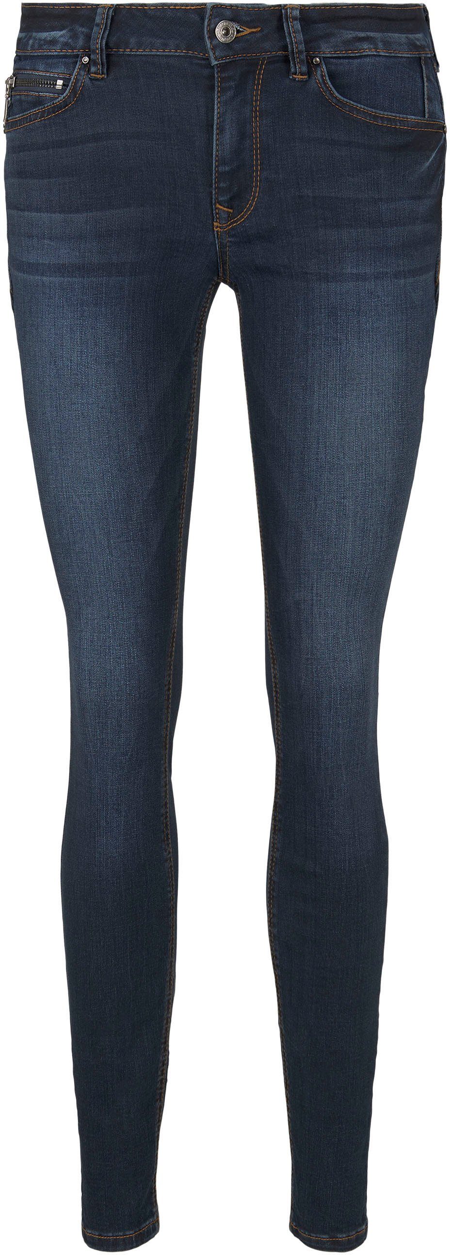 Tom Tailor Denim Skinny fit jeans JONA met sterke wassing en whiskering