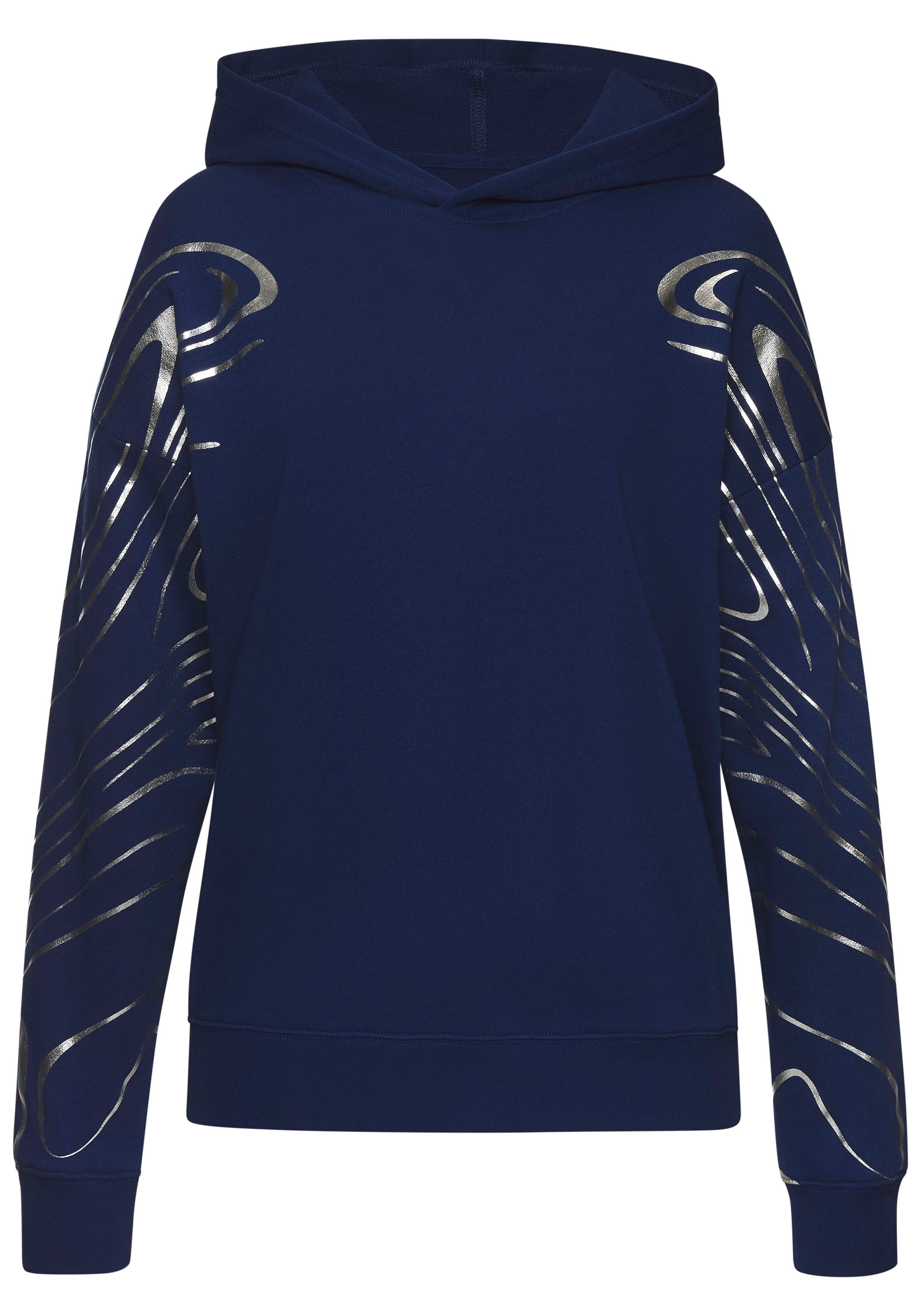 active by Lascana Hoodie met glanzende print