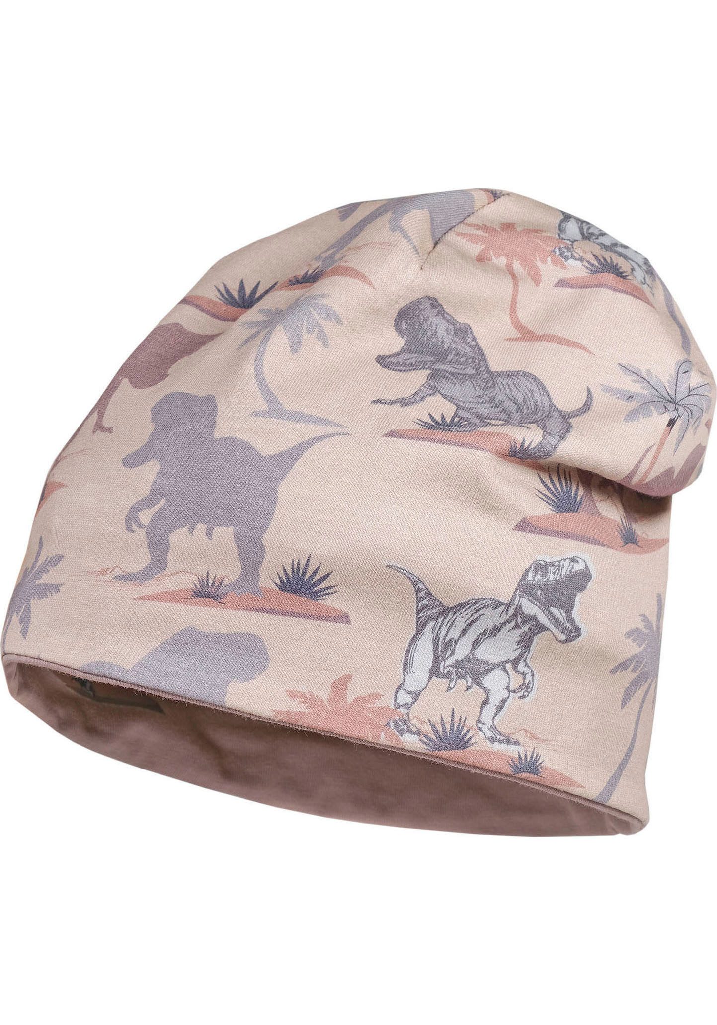 MAXIMO Reversible-muts KIDS BOY-Beanie, "dinosaurus"